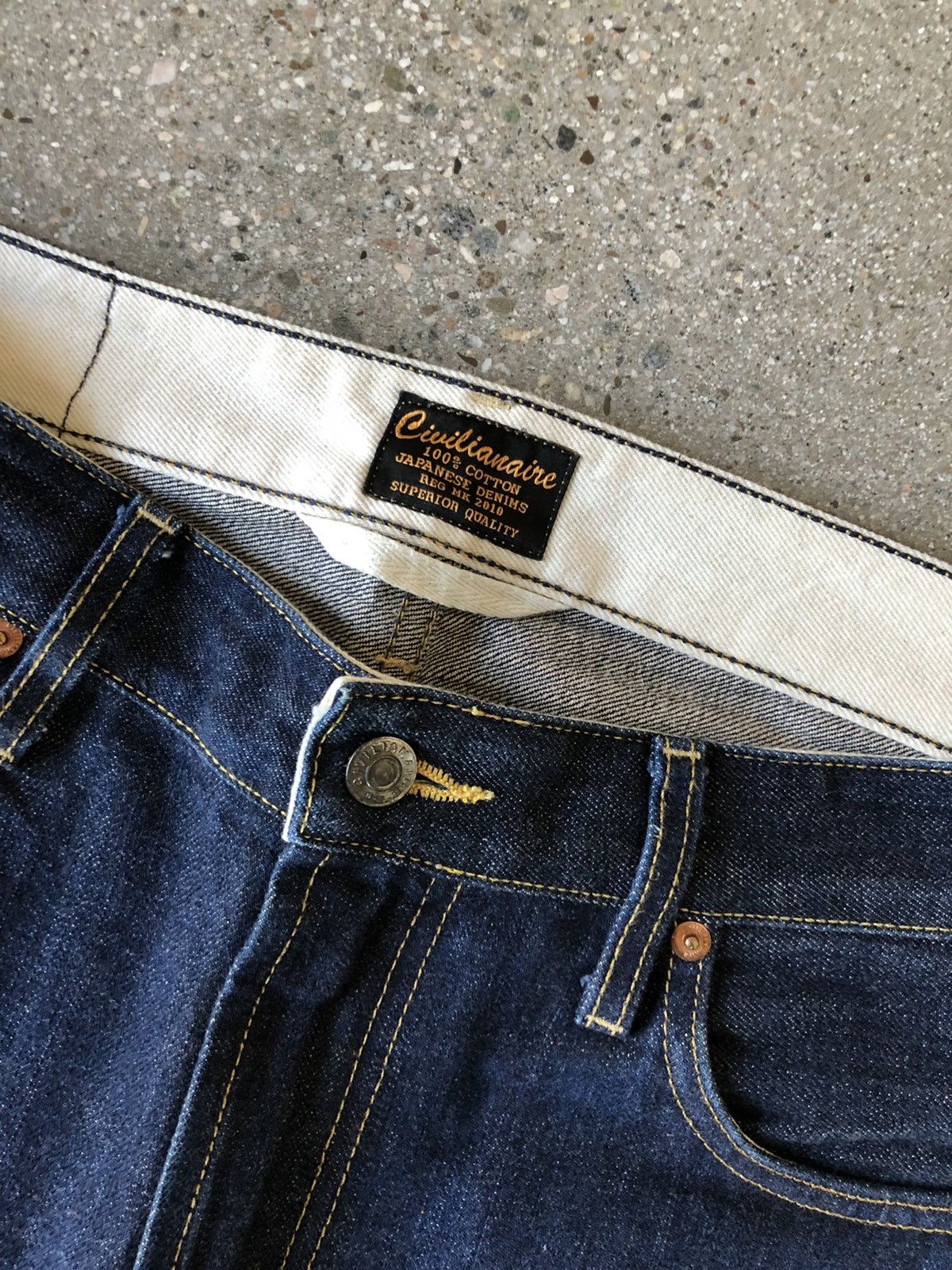 Civilianaire Civilianiare Slim Flaco Selvedge Denim Size US 31 - 3 Thumbnail
