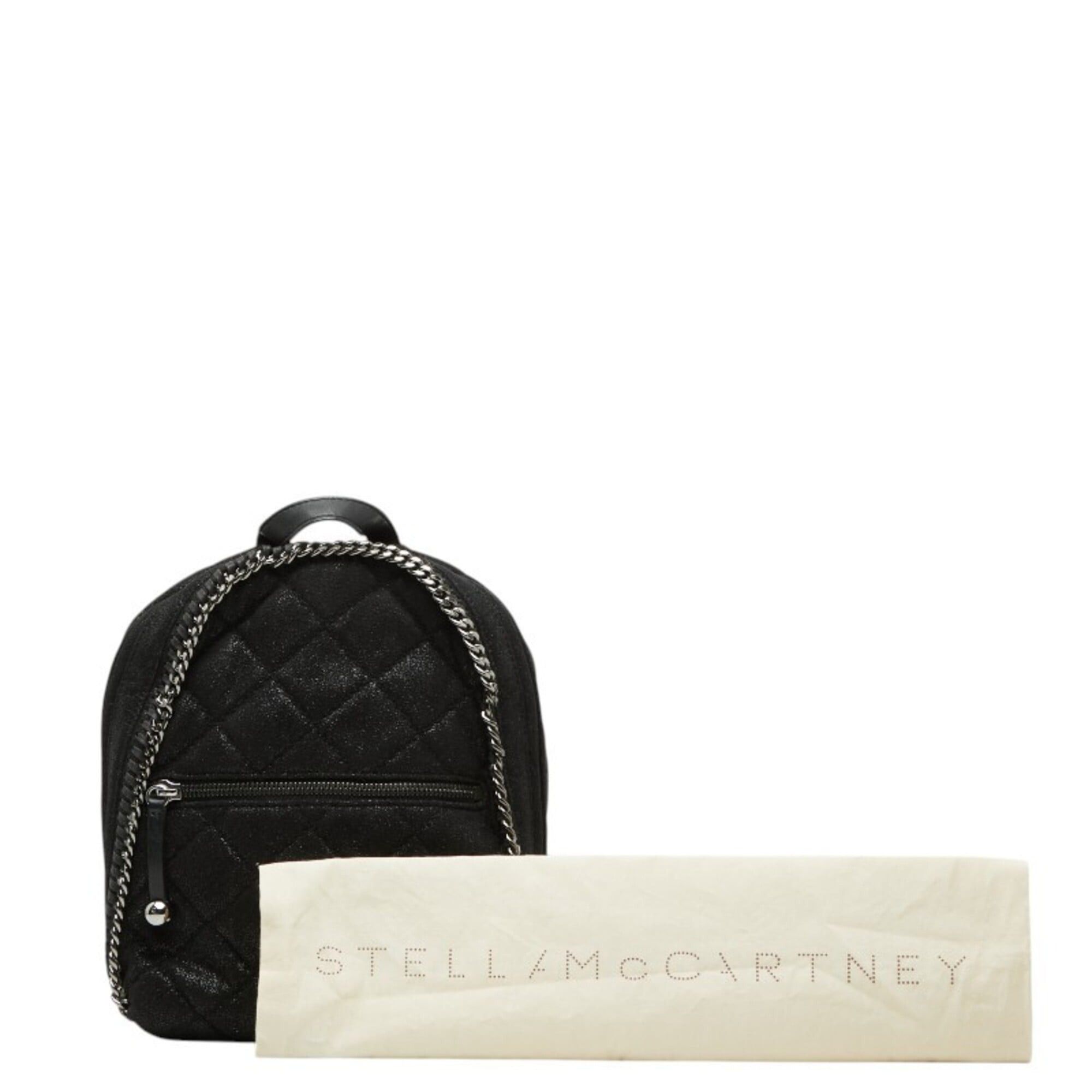 Stella McCartney Stella McCartney Falabella Backpack, Black Polyester Leather, Women's. Size ONE SIZE - 11 Thumbnail