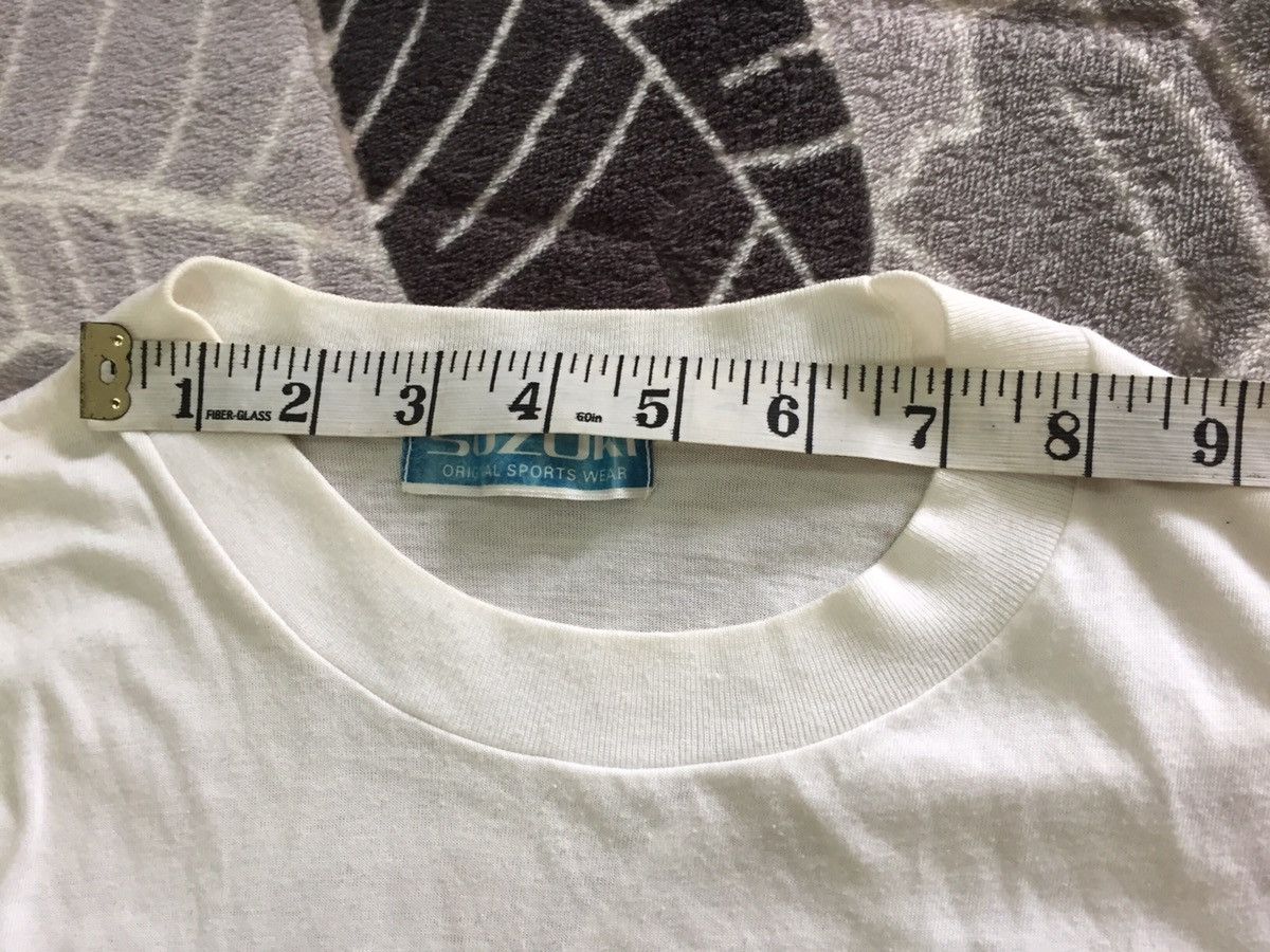 Vintage Vintage 1984 Suzuki Sportswear T-Shirt Summer Bothside Print Size US M / EU 48-50 / 2 - 11 Thumbnail