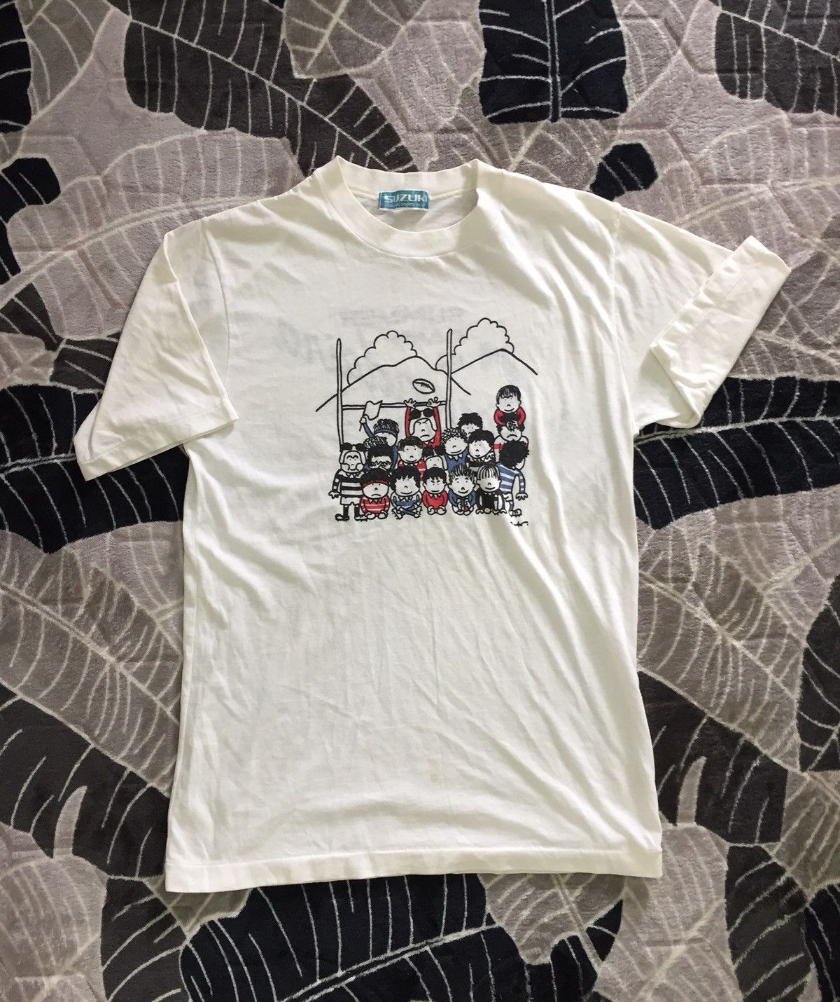 Vintage Vintage 1984 Suzuki Sportswear T-Shirt Summer Bothside Print Size US M / EU 48-50 / 2 - 5 Thumbnail