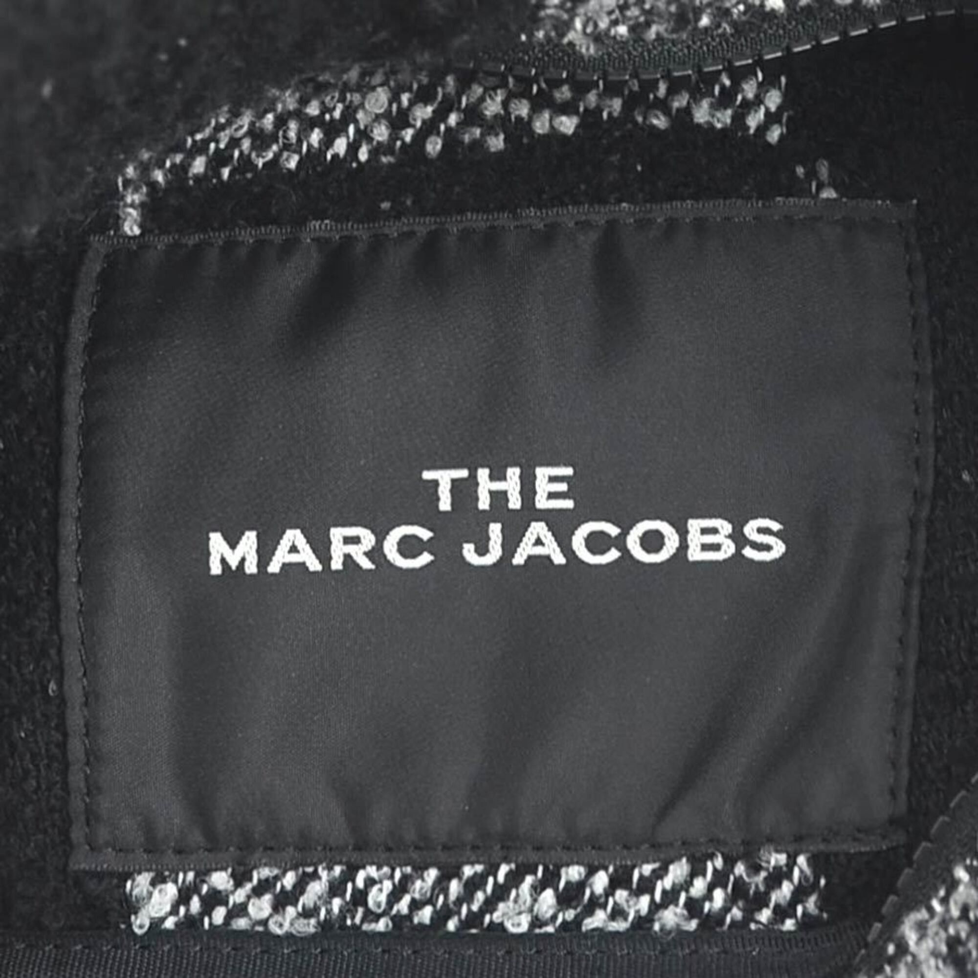 Marc Jacobs Marc Jacobs handbag/shoulder bag, blanket design, small tote polyester/leather, black, women's, h32362k Size ONE SIZE - 13 Thumbnail
