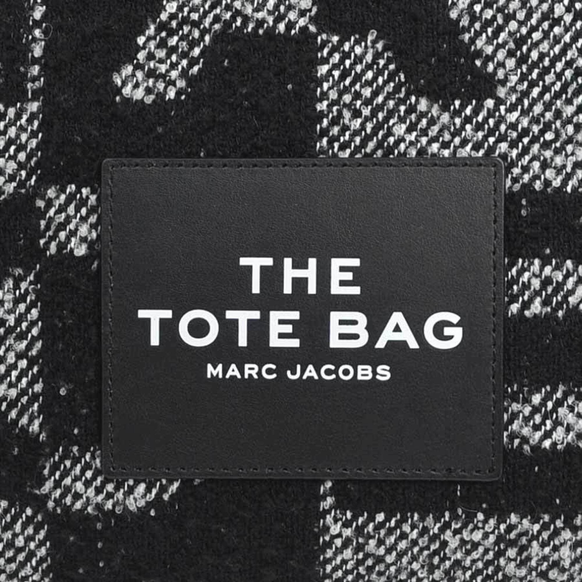 Marc Jacobs Marc Jacobs handbag/shoulder bag, blanket design, small tote polyester/leather, black, women's, h32362k Size ONE SIZE - 11 Thumbnail