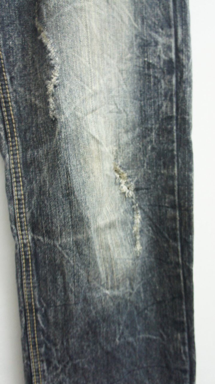 Distressed BACK FORTH denim pants Bottoms