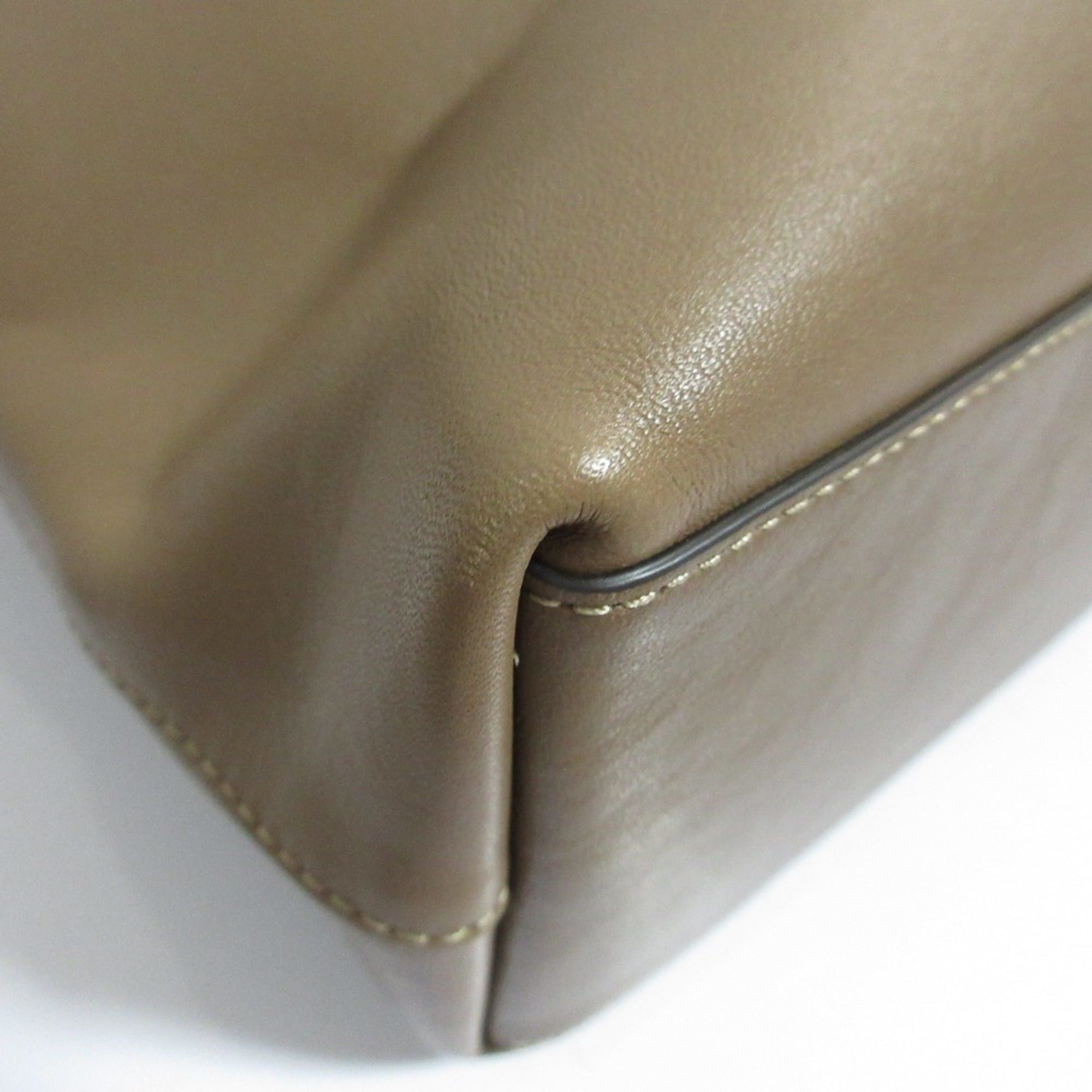 Coach COACH Brooklyn Grain Leather Shoulder Bag 39 CU044 Brown (Women's) Size ONE SIZE - 18 Thumbnail