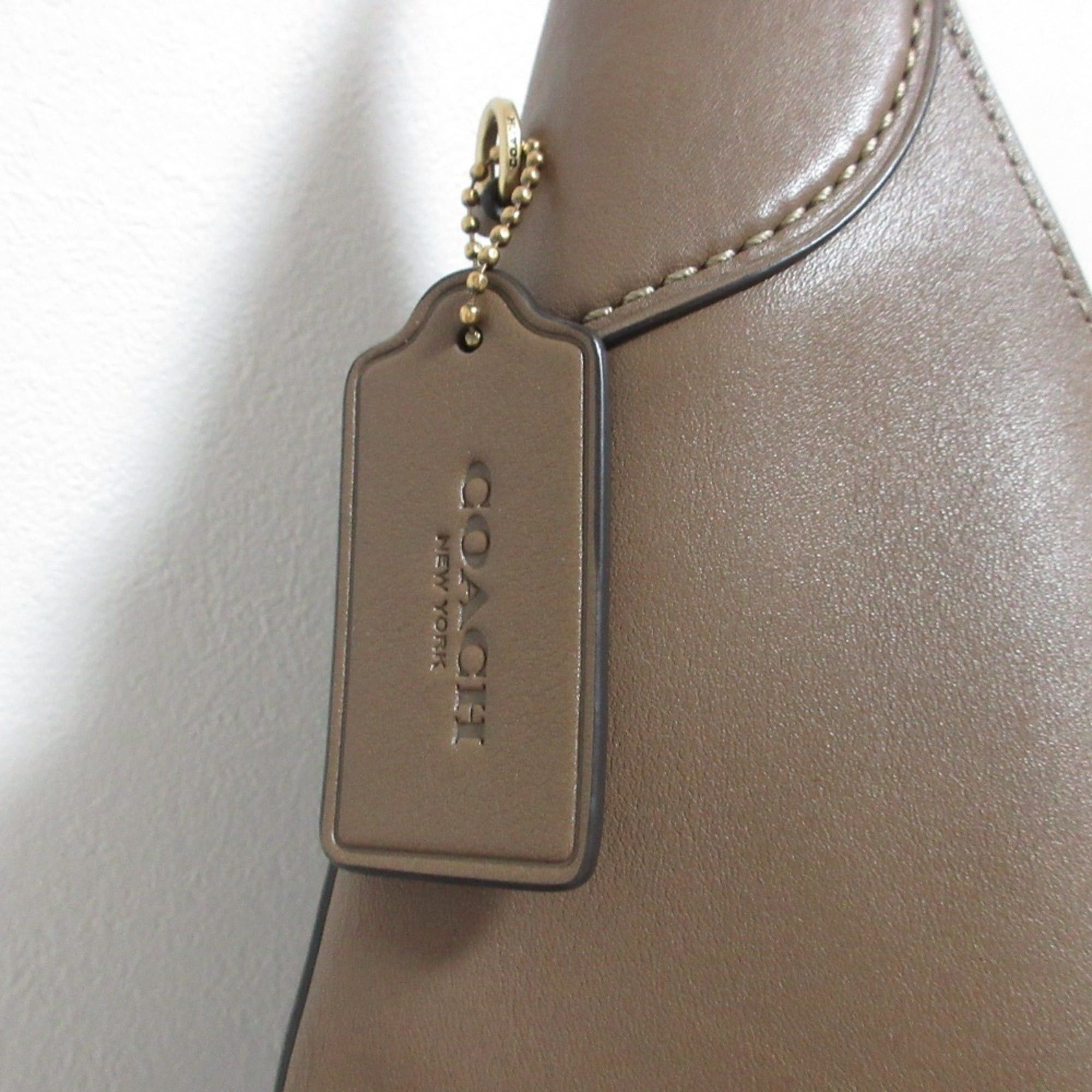 Coach COACH Brooklyn Grain Leather Shoulder Bag 39 CU044 Brown (Women's) Size ONE SIZE - 6 Thumbnail
