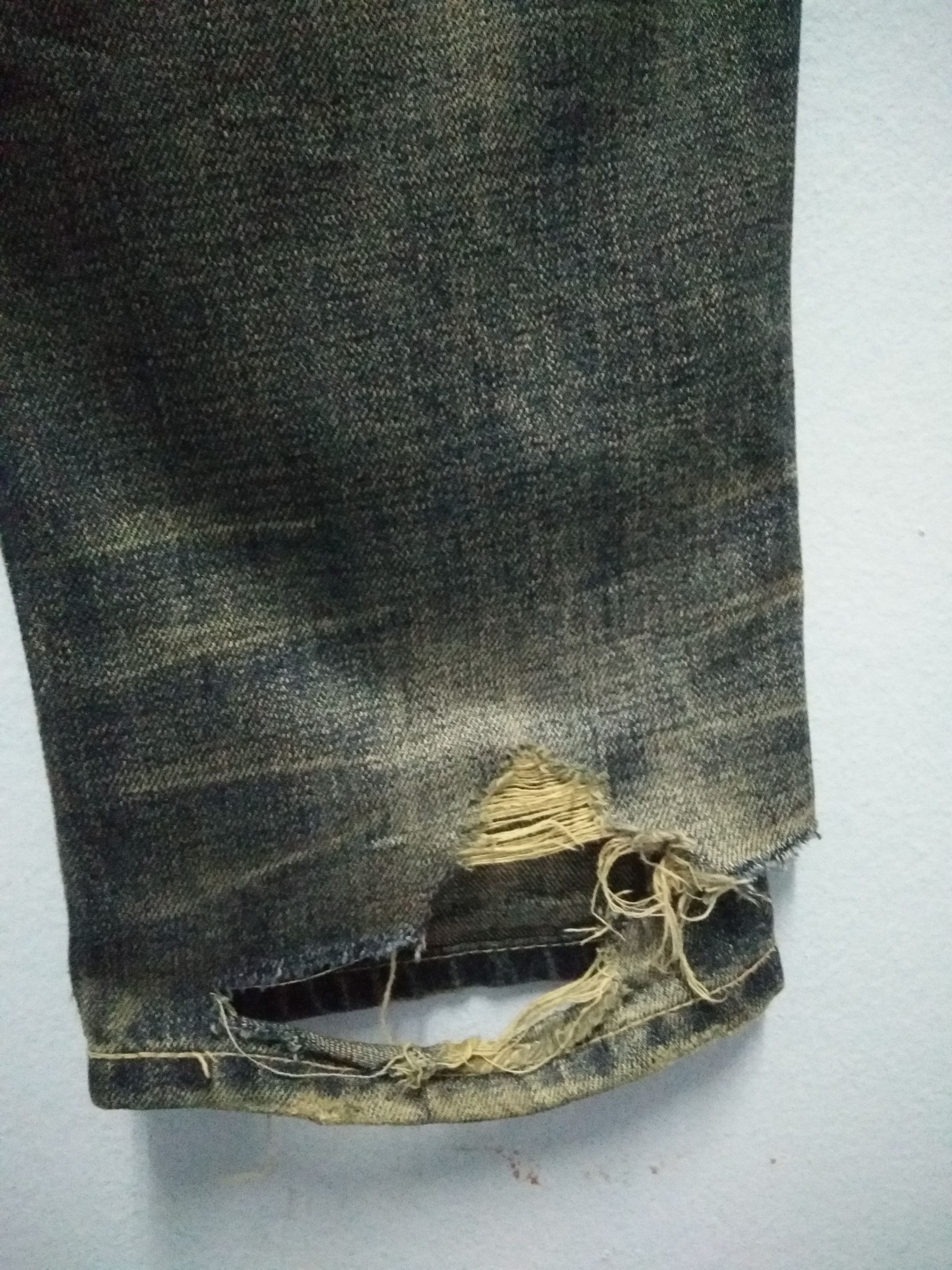 Japanese Brand Rare Distressed HERITAGE STONE Slim fit Denim Size US 33 - 9 Thumbnail