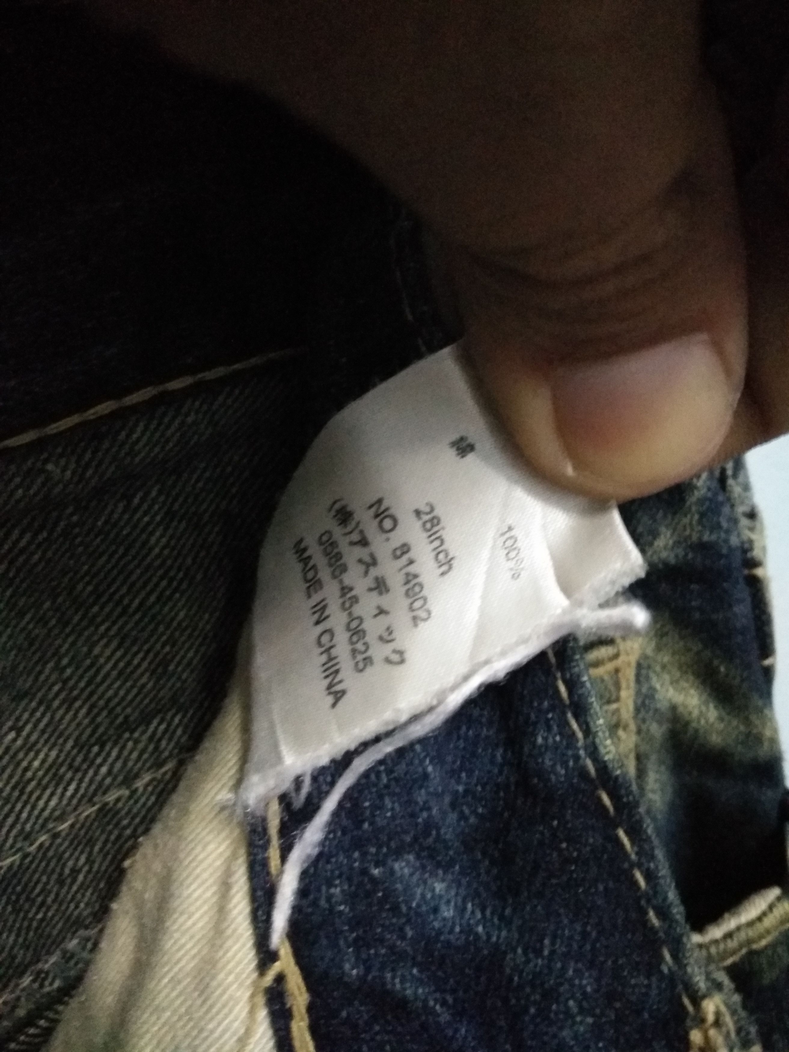 Japanese Brand Rare Distressed HERITAGE STONE Slim fit Denim Size US 33 - 15 Thumbnail
