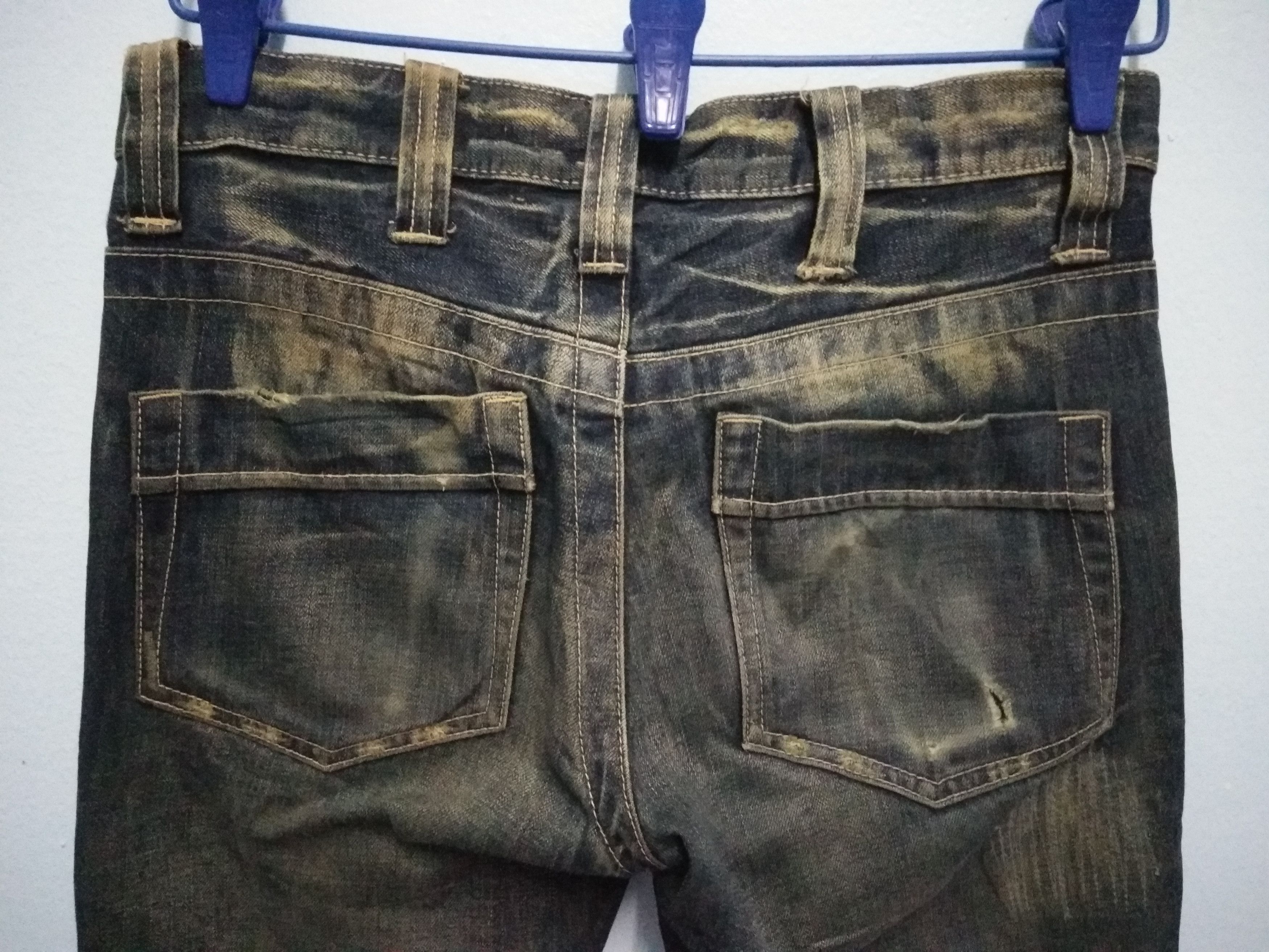 Japanese Brand Rare Distressed HERITAGE STONE Slim fit Denim Size US 33 - 7 Thumbnail