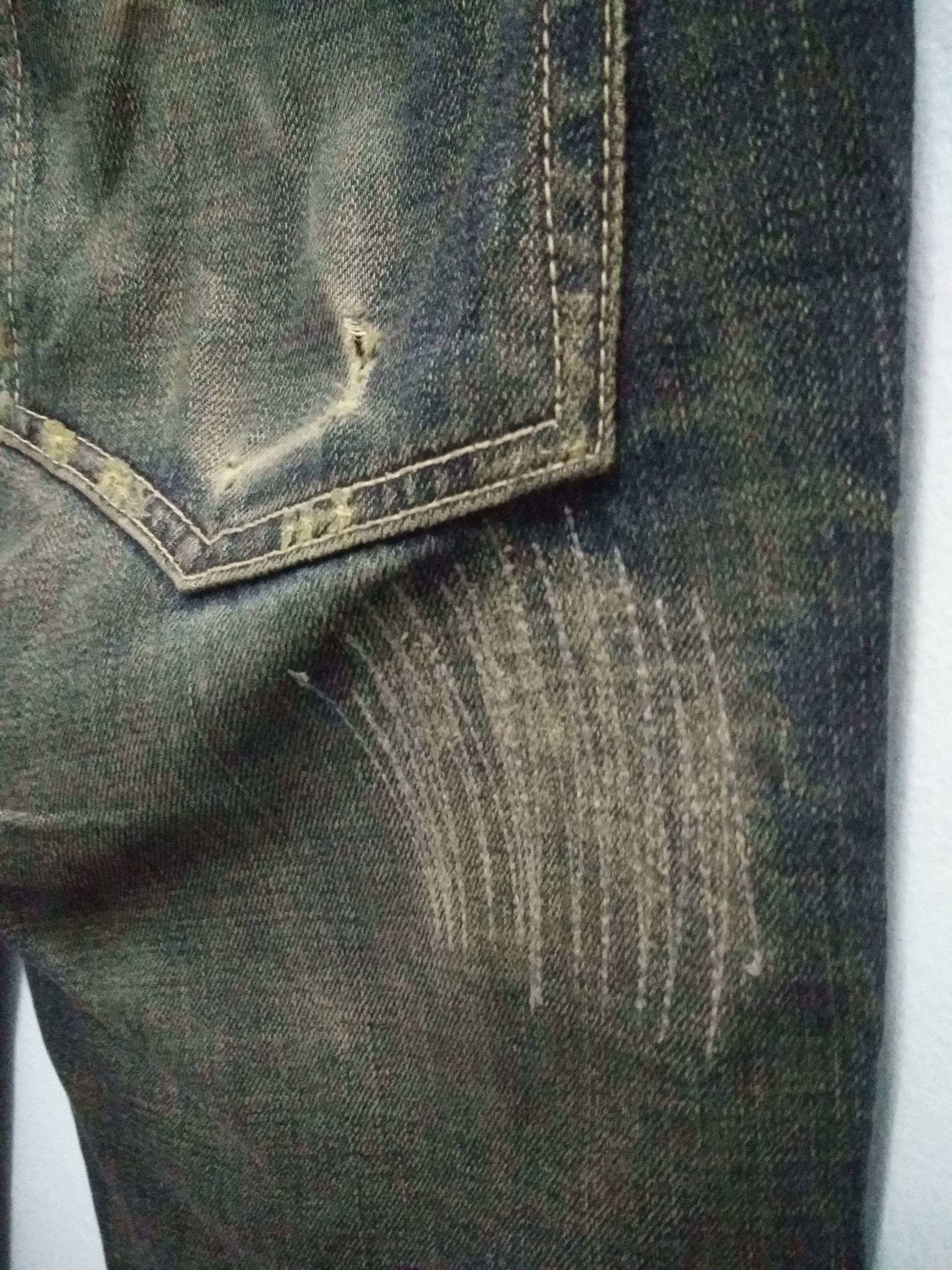 Japanese Brand Rare Distressed HERITAGE STONE Slim fit Denim Size US 33 - 8 Thumbnail