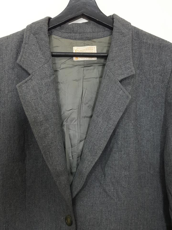 Pendleton PENDLETON Pure Virgin Wool Light Grey Made in USA Size US M / EU 48-50 / 2 - 6 Thumbnail