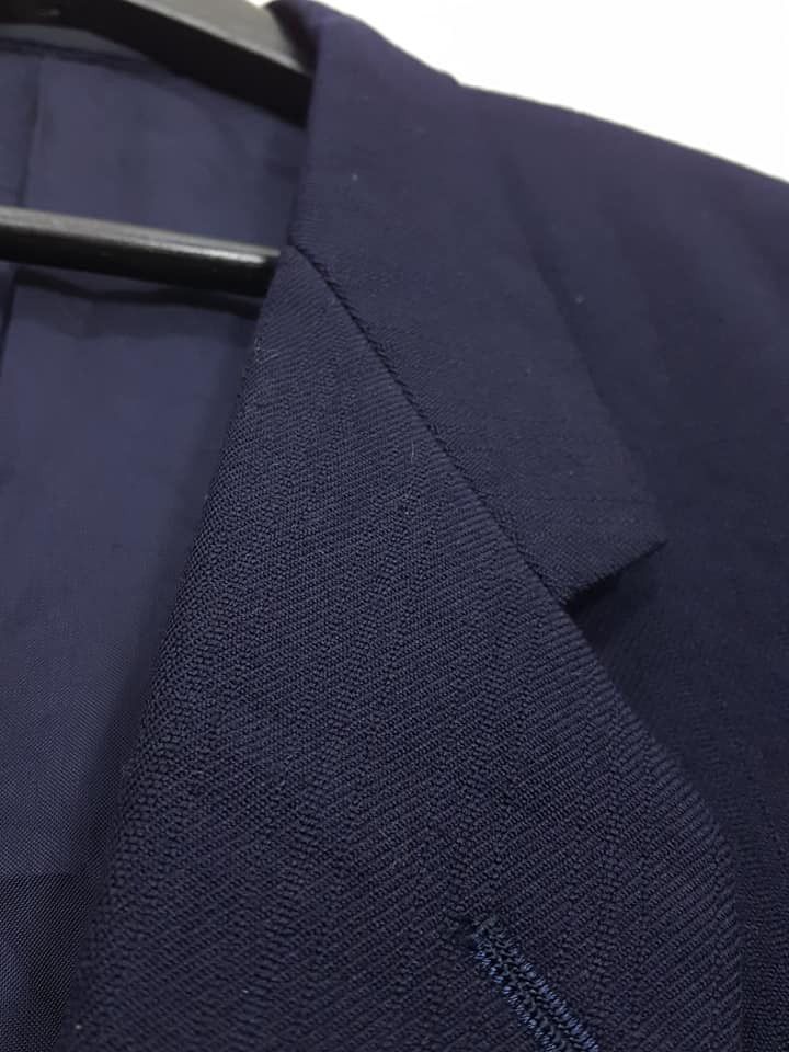 Comme des Garcons CDG Vintage Wool Dark Navy Coat Jacket Size US M / EU 48-50 / 2 - 10 Thumbnail
