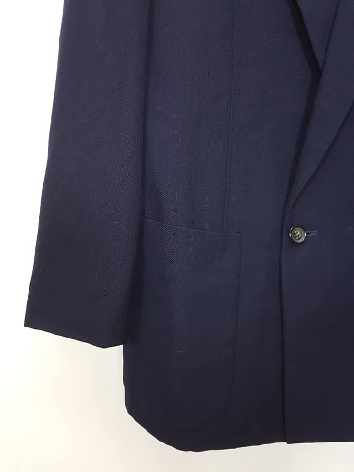 Comme des Garcons CDG Vintage Wool Dark Navy Coat Jacket Size US M / EU 48-50 / 2 - 11 Thumbnail