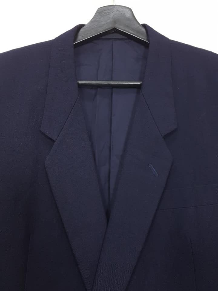 Comme des Garcons CDG Vintage Wool Dark Navy Coat Jacket Size US M / EU 48-50 / 2 - 8 Thumbnail