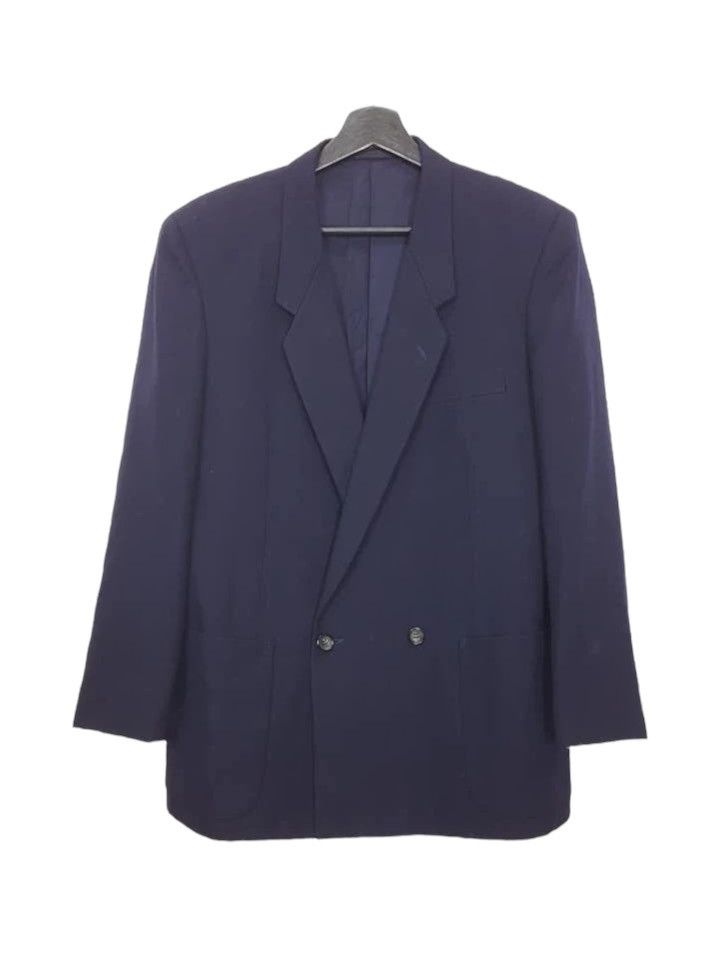 Comme des Garcons CDG Vintage Wool Dark Navy Coat Jacket Size US M / EU 48-50 / 2 - 3 Thumbnail