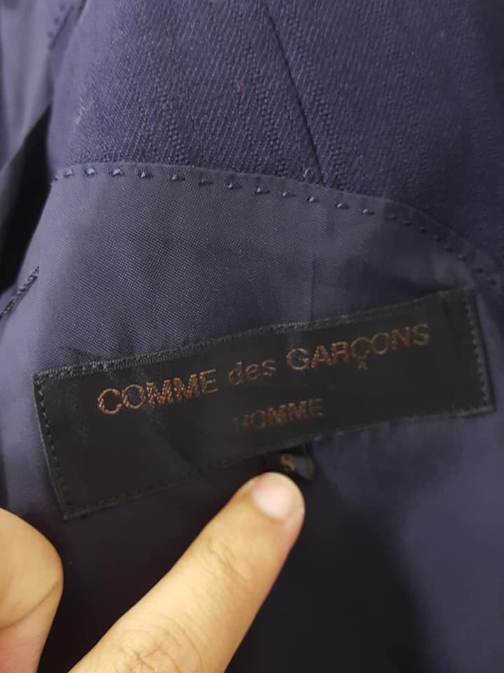 Comme des Garcons CDG Vintage Wool Dark Navy Coat Jacket Size US M / EU 48-50 / 2 - 15 Thumbnail