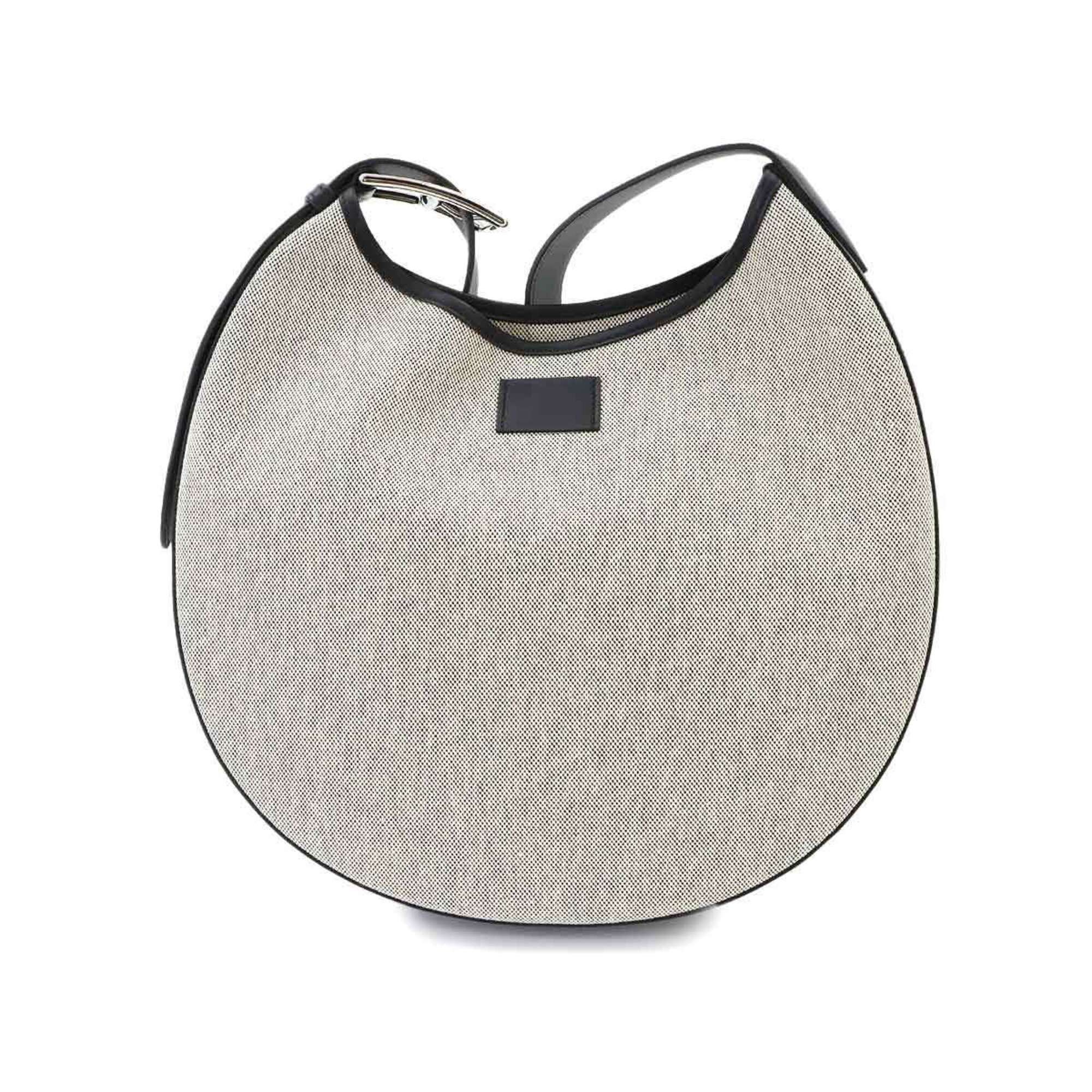 Hermes Hermes Arcon Shoulder Handbag, Toile H Swift Leather, Black, W Stamp, Silver Hardware Size ONE SIZE - 3 Thumbnail
