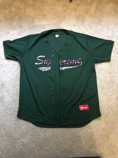 Supreme: Baseball Jersey - Black ($100-200)  Baseball jersey shirt, Supreme  shirt, Supreme t shirt