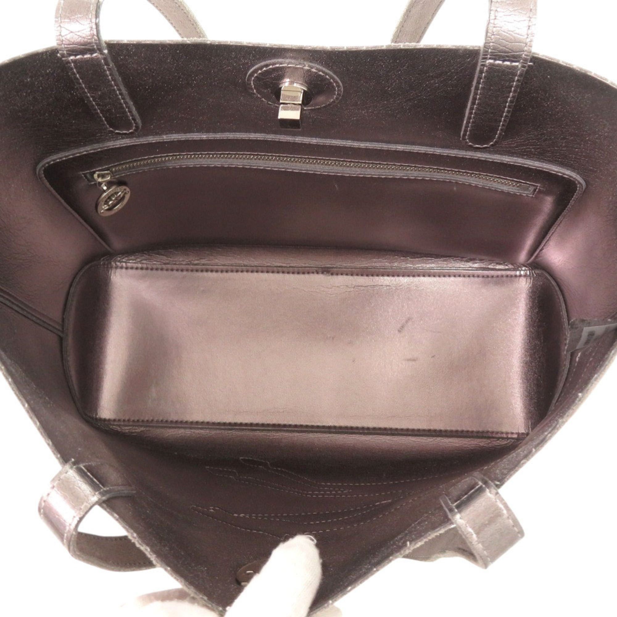Longchamp Longchamp Shop It Medium Silver Hardware Suede Grey Tote Bag 0003Longchamp Size ONE SIZE - 5 Thumbnail