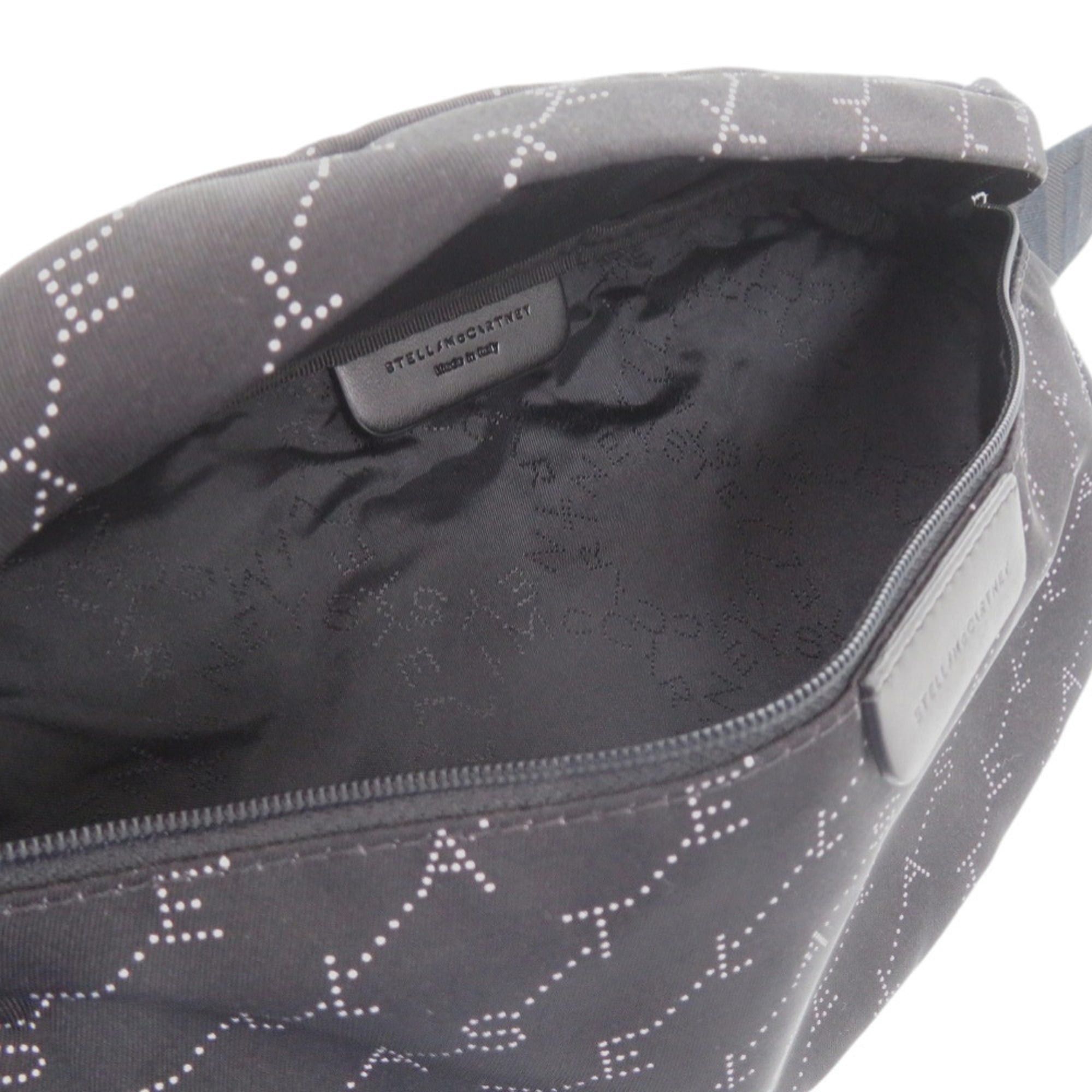 Stella McCartney Stella McCartney Falabella Bum Bag 570173W8538 1070 Nylon Cotton Eco Black Body 0957 Size ONE SIZE - 6 Thumbnail