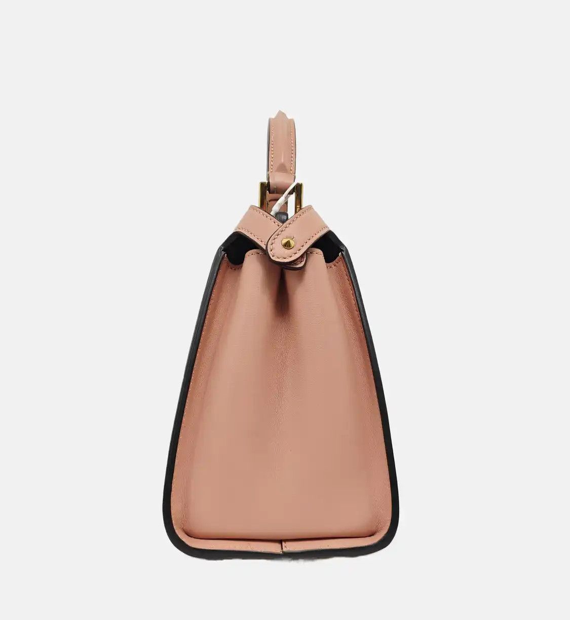 Fendi FENDI Peekaboo Essential Medium pink cowhide leather shoulder bag gold hardware Size ONE SIZE - 3 Thumbnail