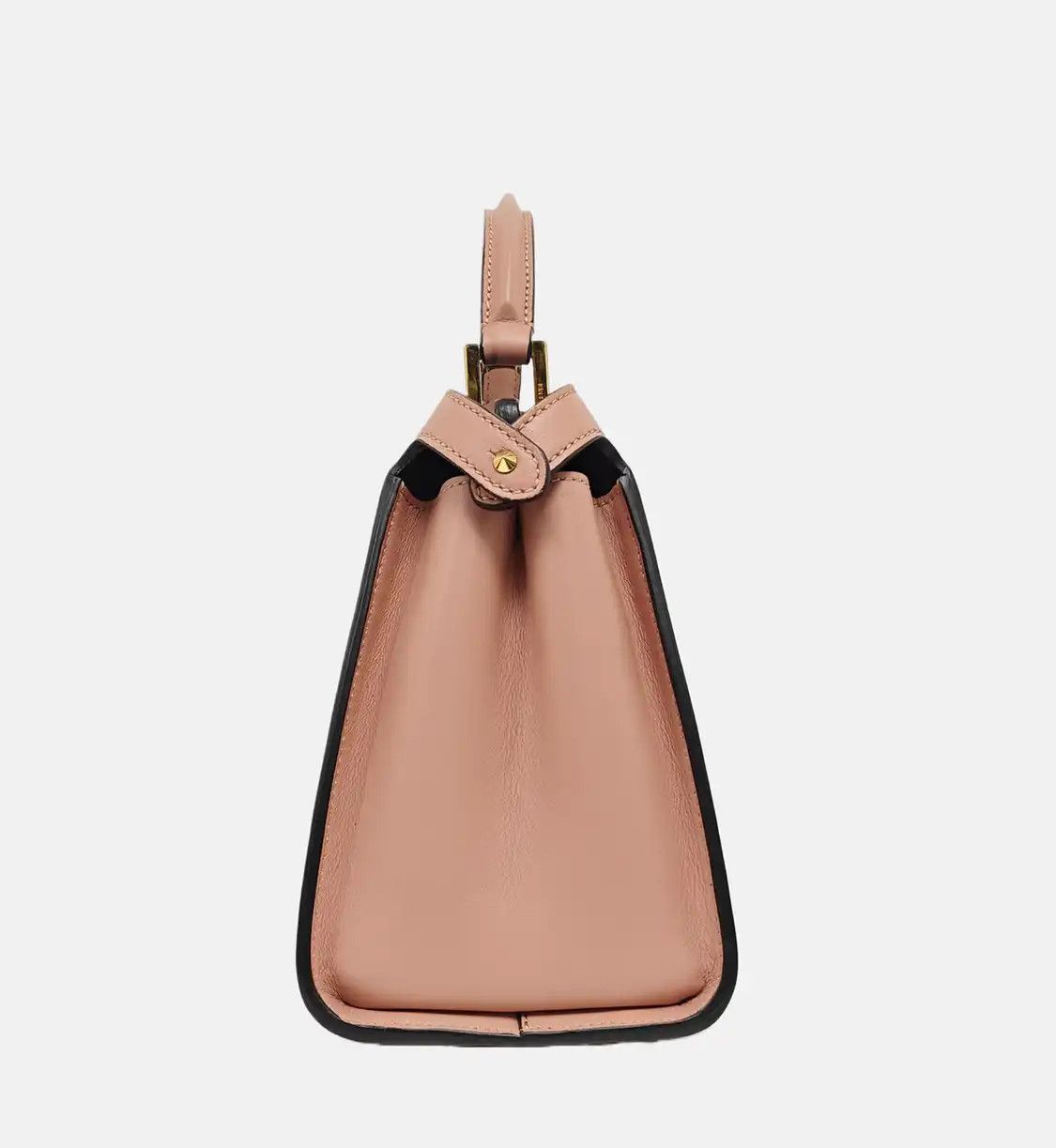 Fendi FENDI Peekaboo Essential Medium pink cowhide leather shoulder bag gold hardware Size ONE SIZE - 4 Thumbnail
