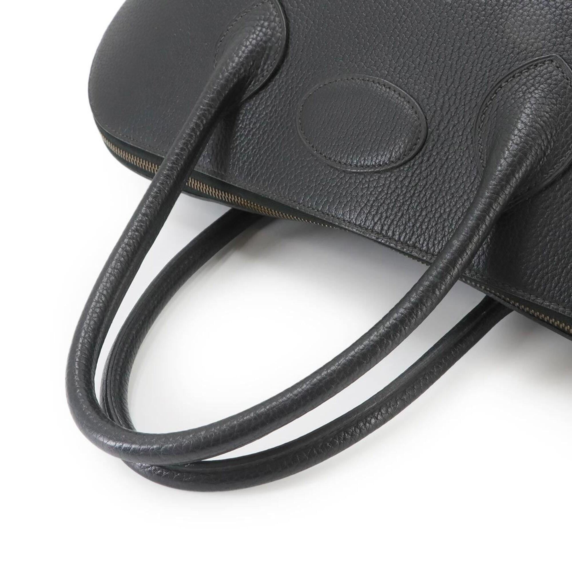 Hermes Hermes Bolide 45 handbag, Fjord, black, with X stamp, made in 1994, gold hardware. Size ONE SIZE - 5 Thumbnail