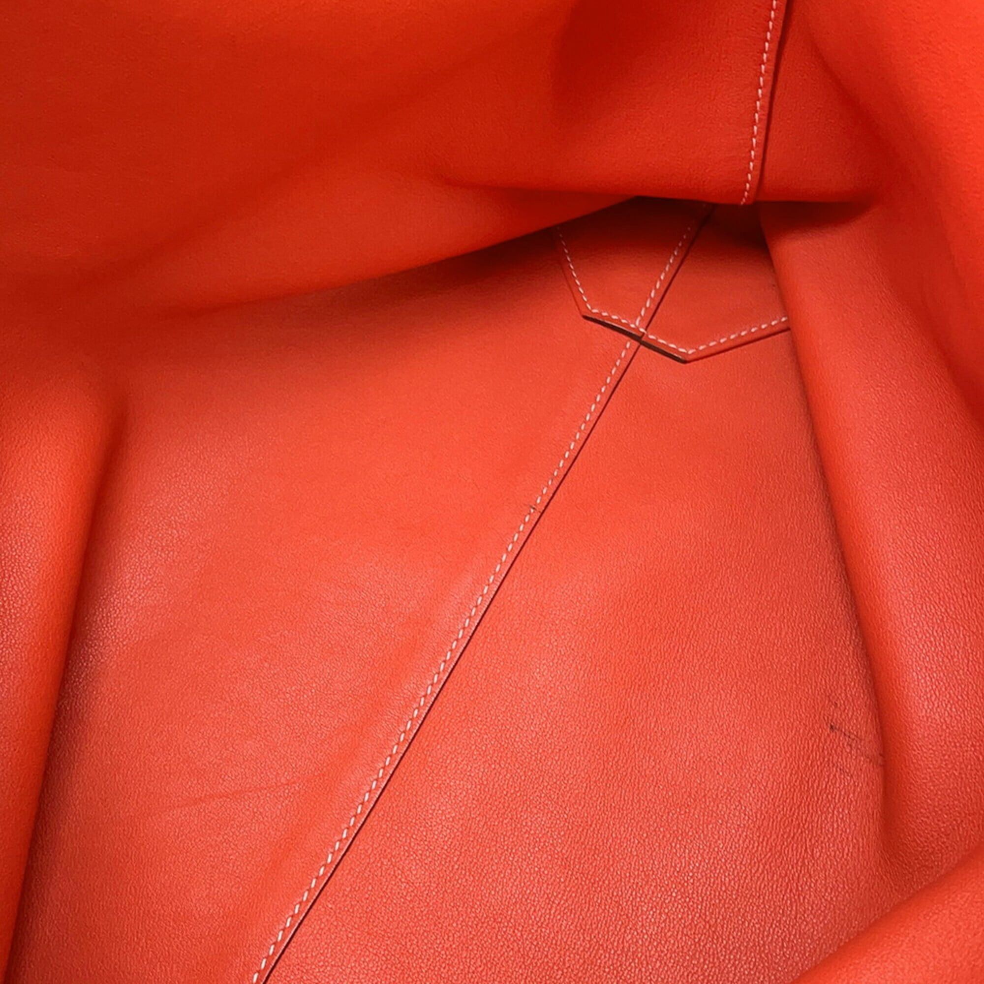 Hermes Hermes Double Sens Rouge Duchesse Bougainvillea Taurillon Clemence Swift Leather R Stamp Reversible Handbag HERMES Size ONE SIZE - 10 Thumbnail