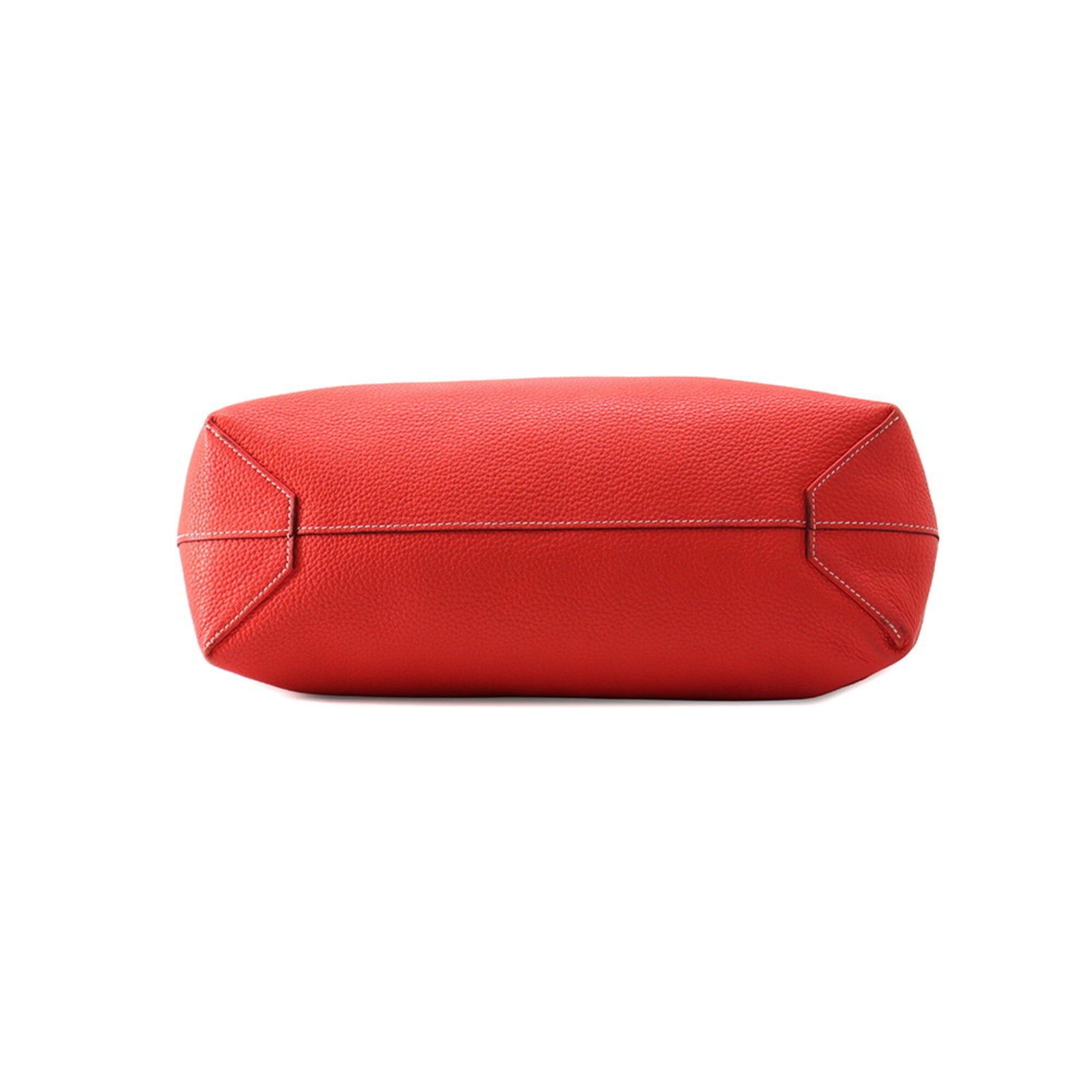 Hermes Hermes Double Sens Rouge Duchesse Bougainvillea Taurillon Clemence Swift Leather R Stamp Reversible Handbag HERMES Size ONE SIZE - 4 Thumbnail