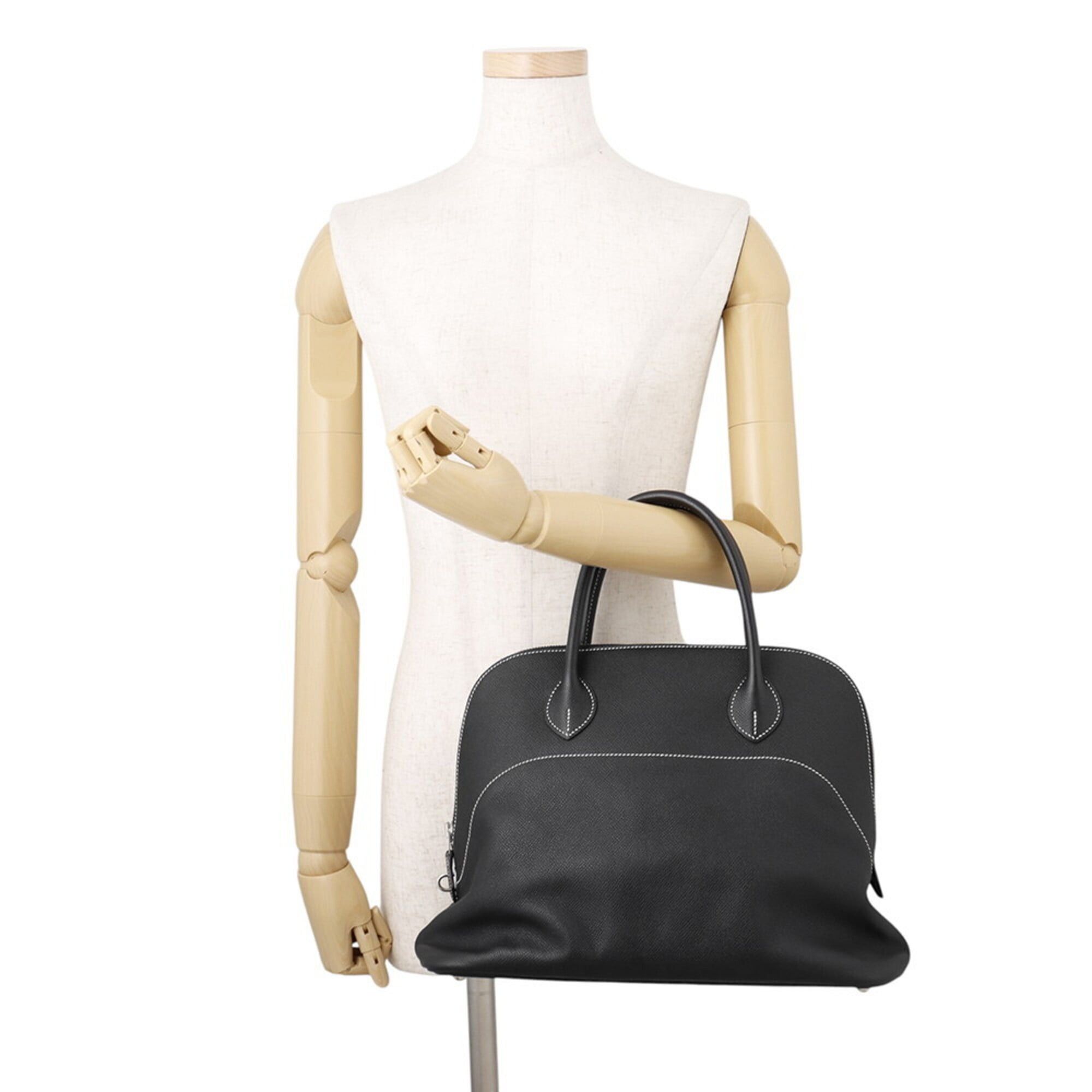 Hermes Hermes Bolide Relax 35 Black Epsom Souple X Stamp HERMES Handbag Women's Size ONE SIZE - 4 Thumbnail