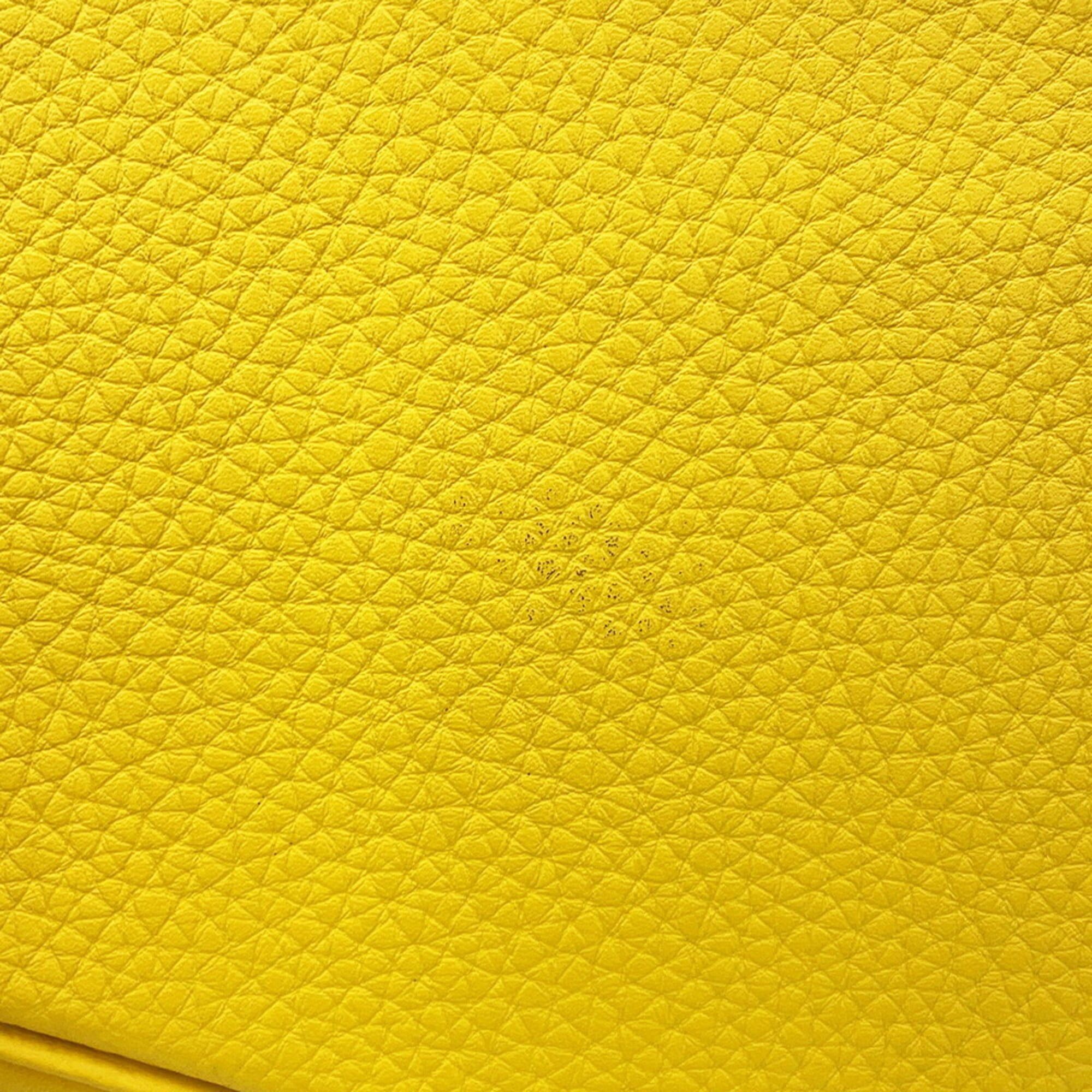 Hermes Hermes Picotin Lock PM Handbag, Jaune Ambre, Taurillon Clemence Leather, W Stamp, HERMES, Lock, Picotin, Women's, HERMES Size ONE SIZE - 8 Thumbnail