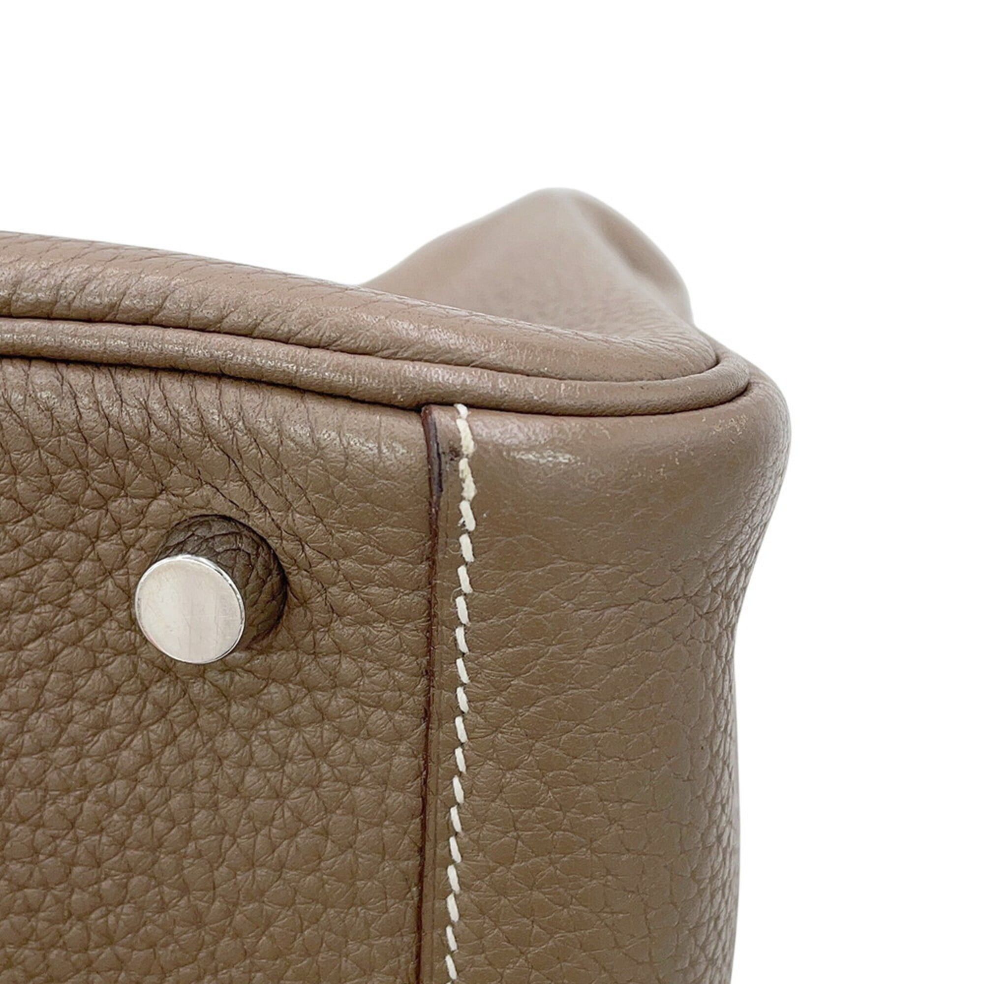 Hermes Hermes Lindy 26 Handbag, Etoupe, Taurillon Clemence Leather, □N Stamp, HERMES 2-way Shoulder Bag, Lindy, Women's Size ONE SIZE - 6 Thumbnail