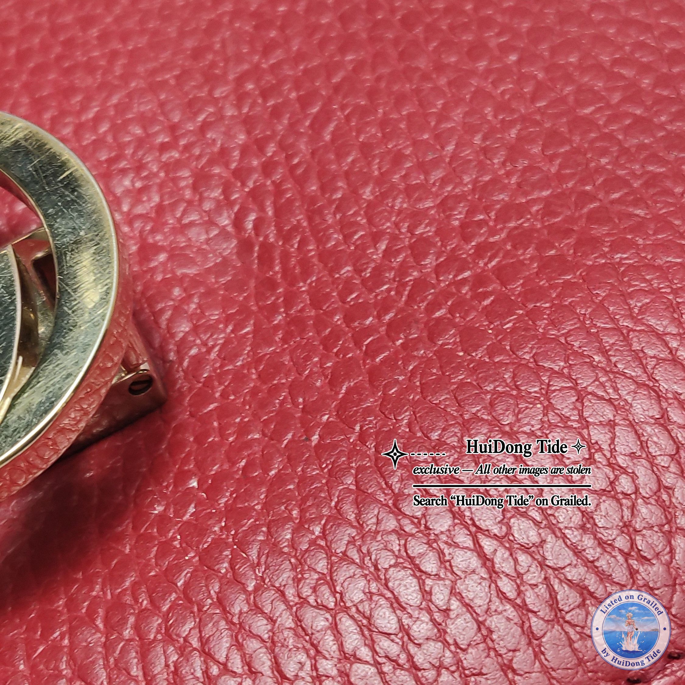 Gucci Gucci Interlocking G Red Leather Shoulder Bag Size ONE SIZE - 9 Thumbnail