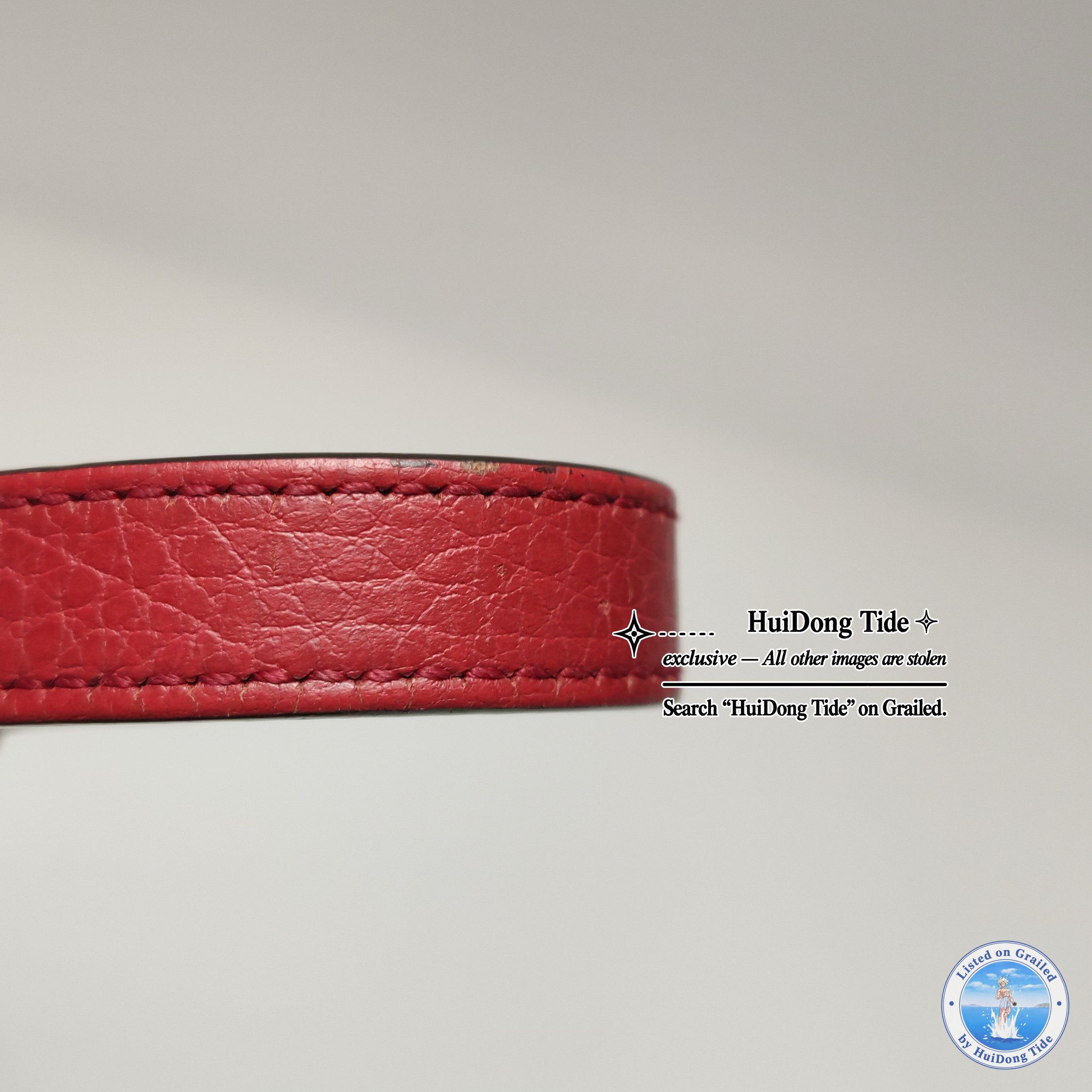Gucci Gucci Interlocking G Red Leather Shoulder Bag Size ONE SIZE - 12 Thumbnail