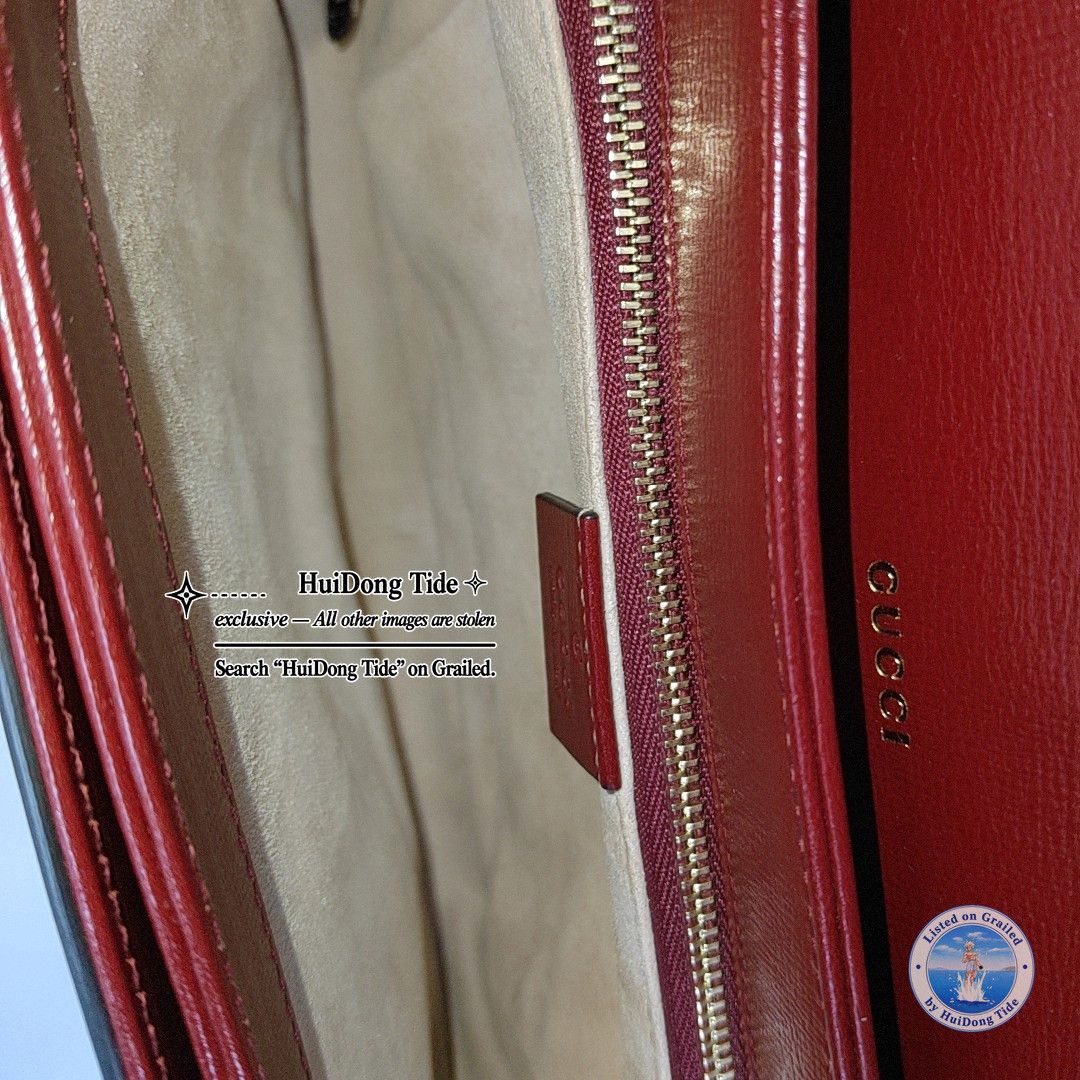 Gucci Gucci Horsebit 1955 Small Monogram Shoulder Bag Size ONE SIZE - 7 Thumbnail