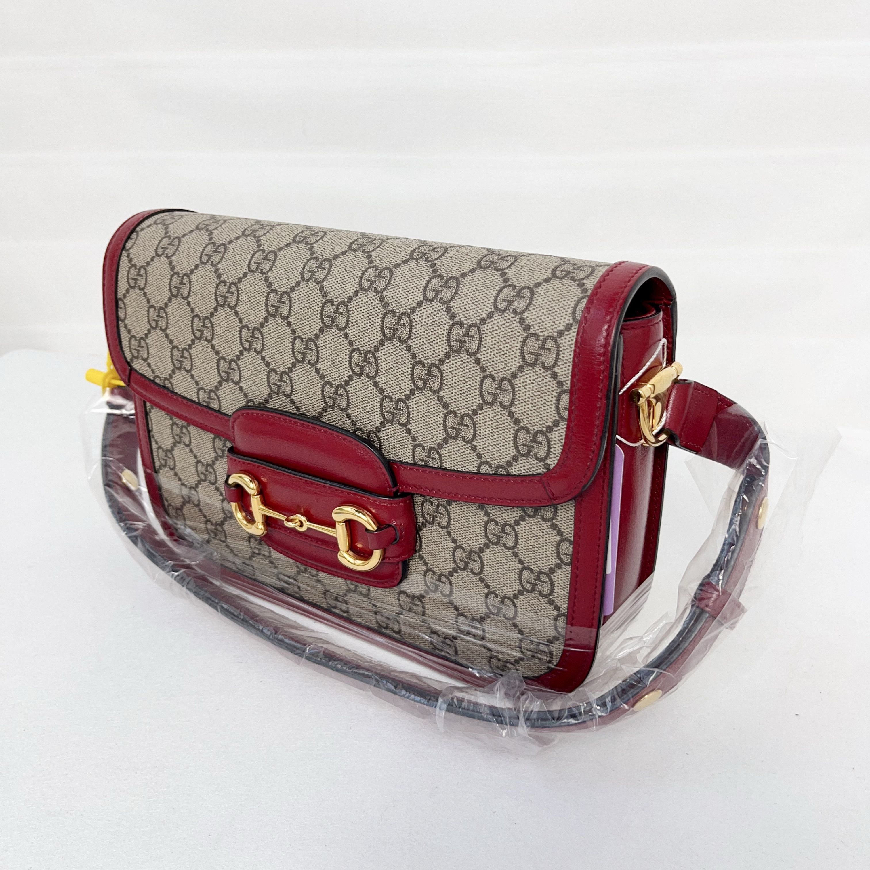 Gucci Gucci Horsebit 1955 Small Canvas Shoulder Bag Size ONE SIZE - 3 Thumbnail