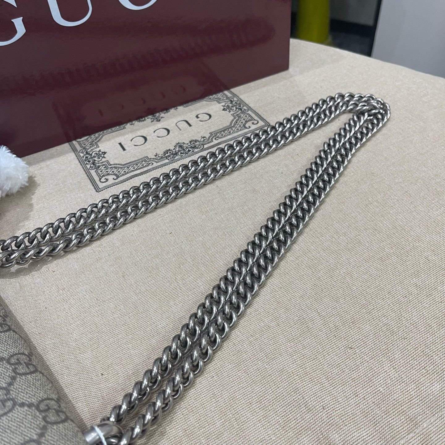 Gucci Gucci Dionysus Mini GG Supreme Chain Bag Size ONE SIZE - 8 Thumbnail