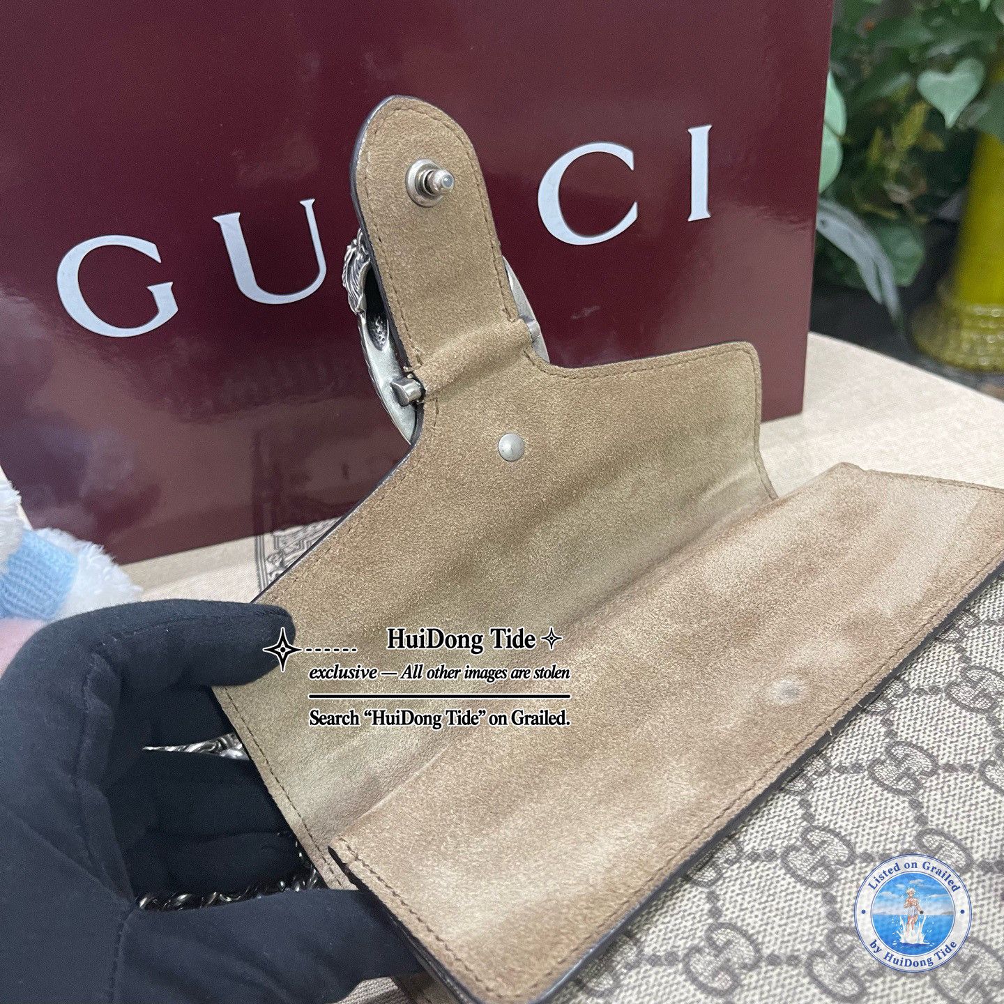 Gucci Gucci Dionysus Mini GG Supreme Chain Bag Size ONE SIZE - 9 Thumbnail