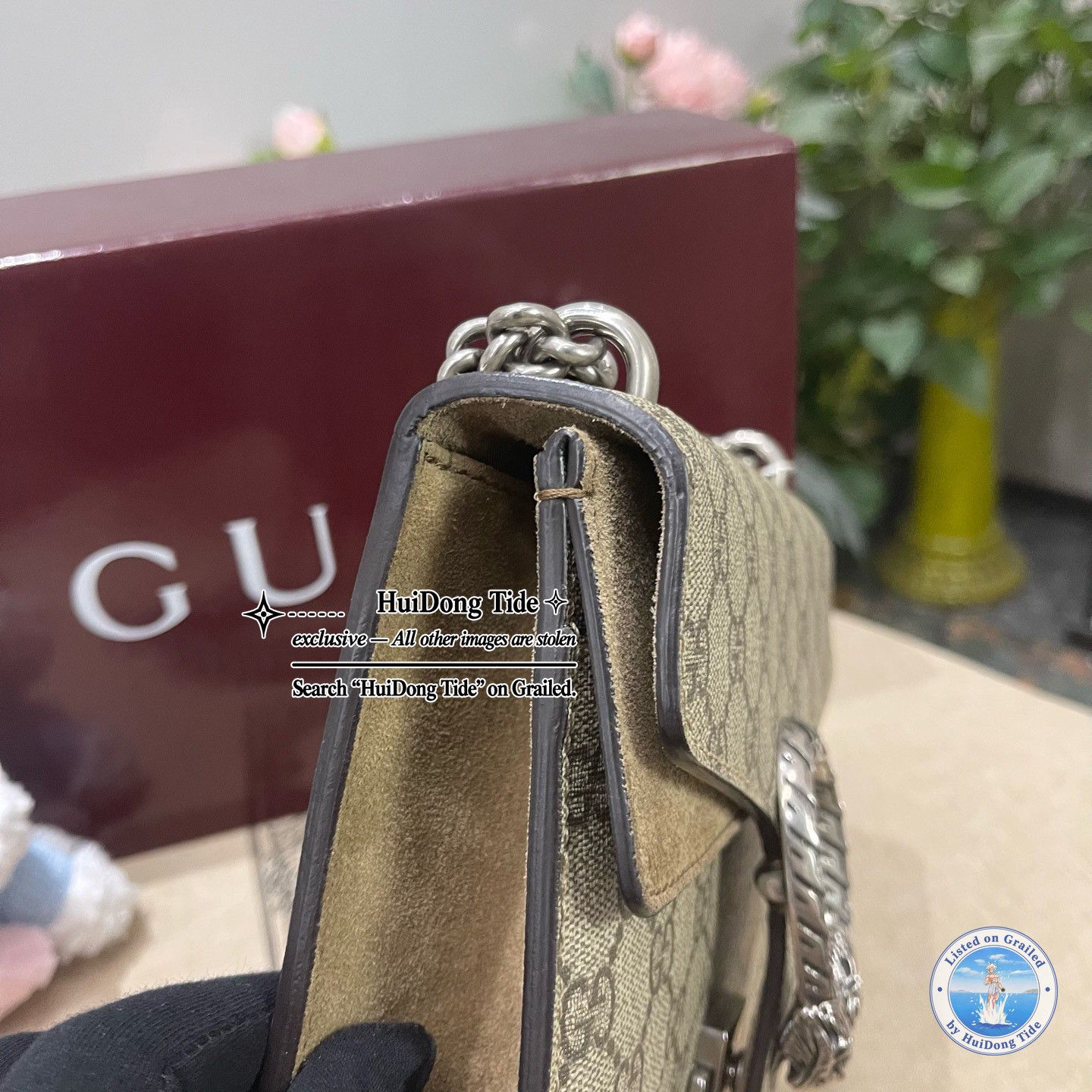 Gucci Gucci Dionysus Mini GG Supreme Chain Bag Size ONE SIZE - 11 Thumbnail