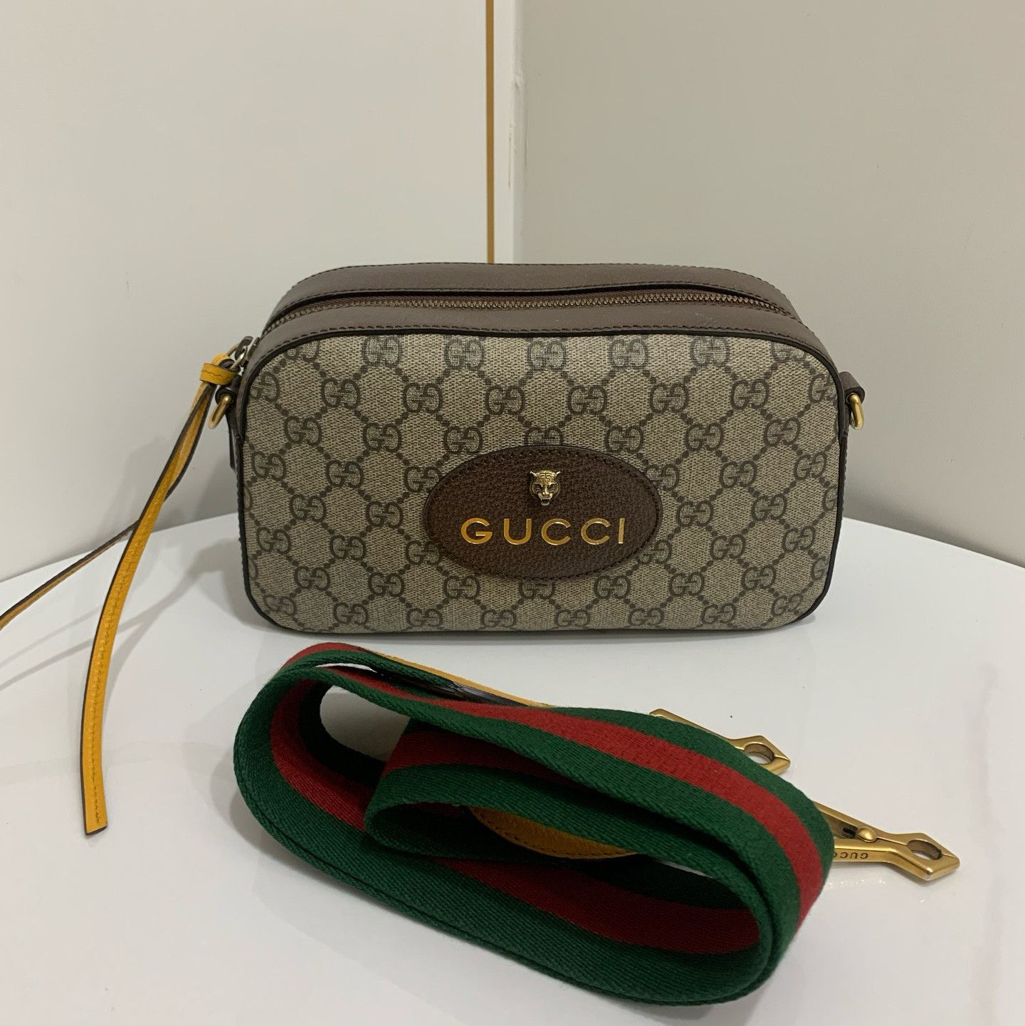 Gucci Gucci Neo Vintage GG Supreme Camera Bag ONE SIZE Size ONE SIZE - 2 Thumbnail