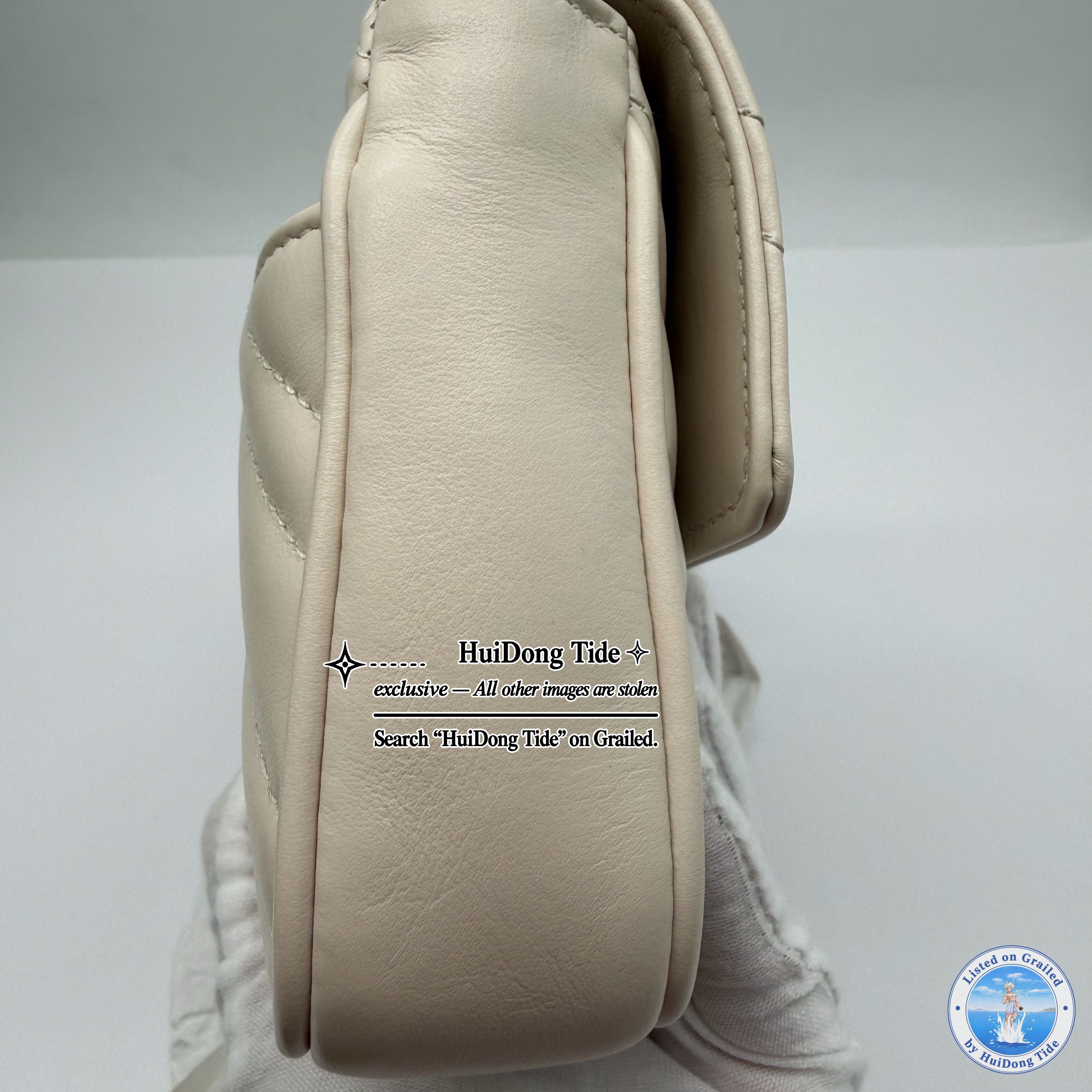 Gucci Gucci GG Marmont White Quilted Leather Shoulder Bag Size ONE SIZE - 4 Thumbnail