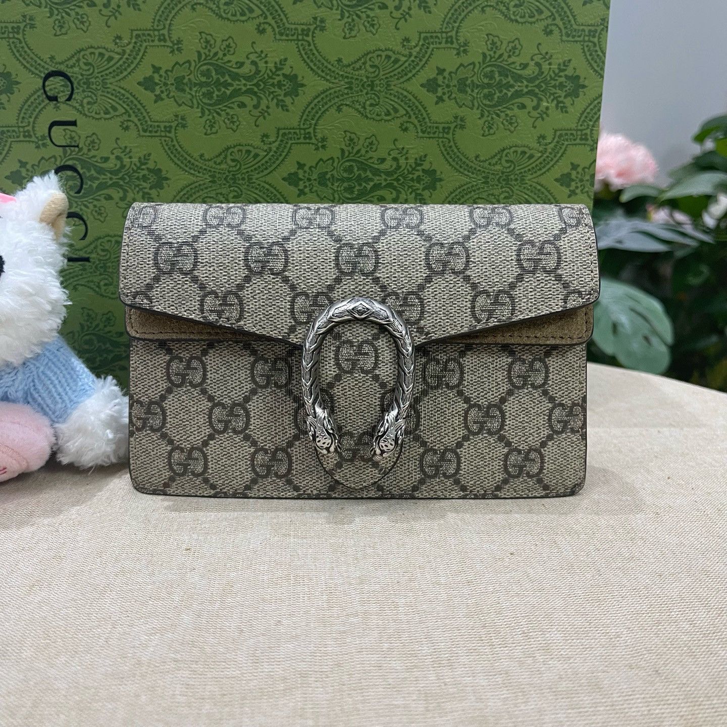 Gucci Gucci Dionysus Super Mini GG Supreme Canvas Bag Size ONE SIZE - 2 Thumbnail