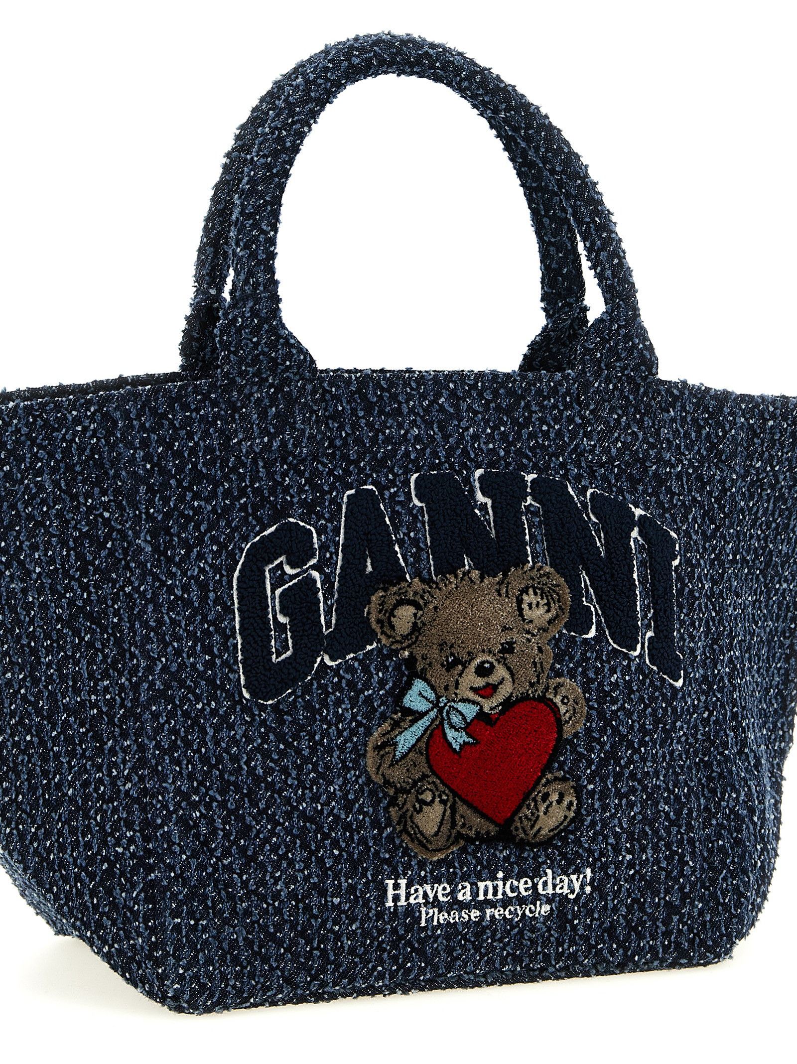 Ganni Small 'Bear' Shopping Bag Size ONE SIZE - 3 Thumbnail
