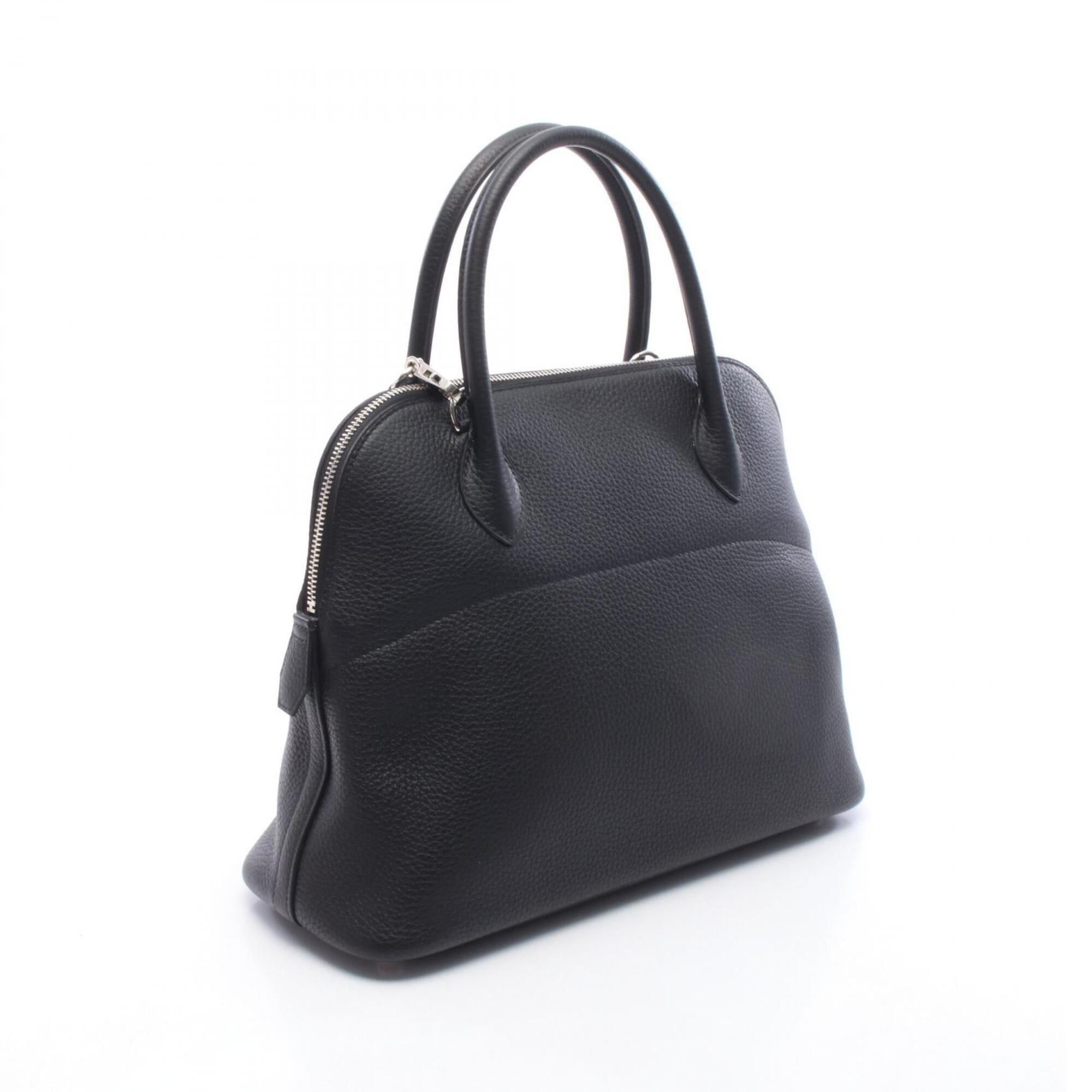 Hermes Hermes Bolide 31 Handbag, Taurillon Clemence Leather, Women's, Black Size ONE SIZE - 2 Thumbnail