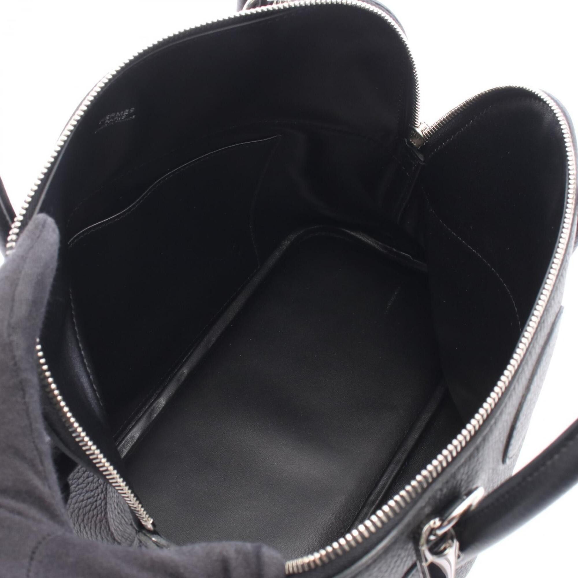 Hermes Hermes Bolide 31 Handbag, Taurillon Clemence Leather, Women's, Black Size ONE SIZE - 3 Thumbnail