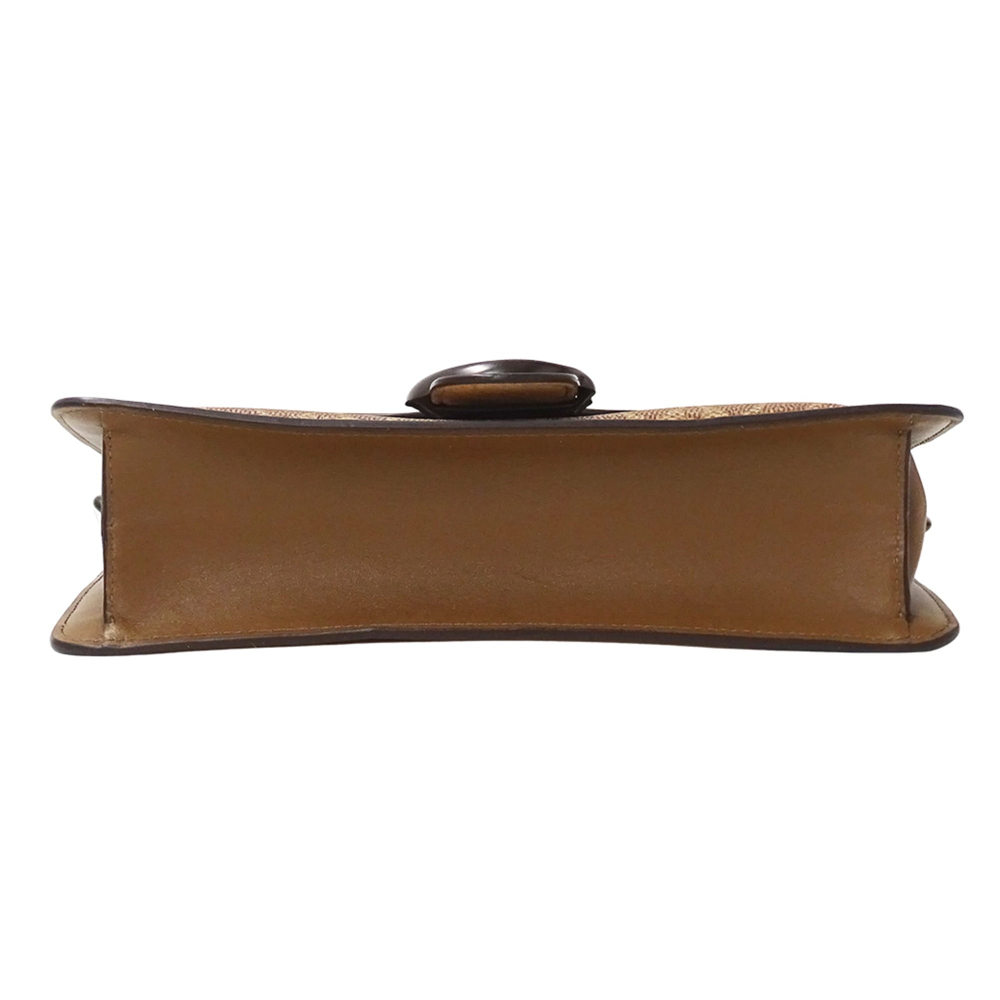 Coach Coach Women's Handbag, Brand Handbag/Shoulder Bag, 2-way, Tabby Signature Leather, Brown/Yellow, G2022 4606 Size ONE SIZE - 3 Thumbnail