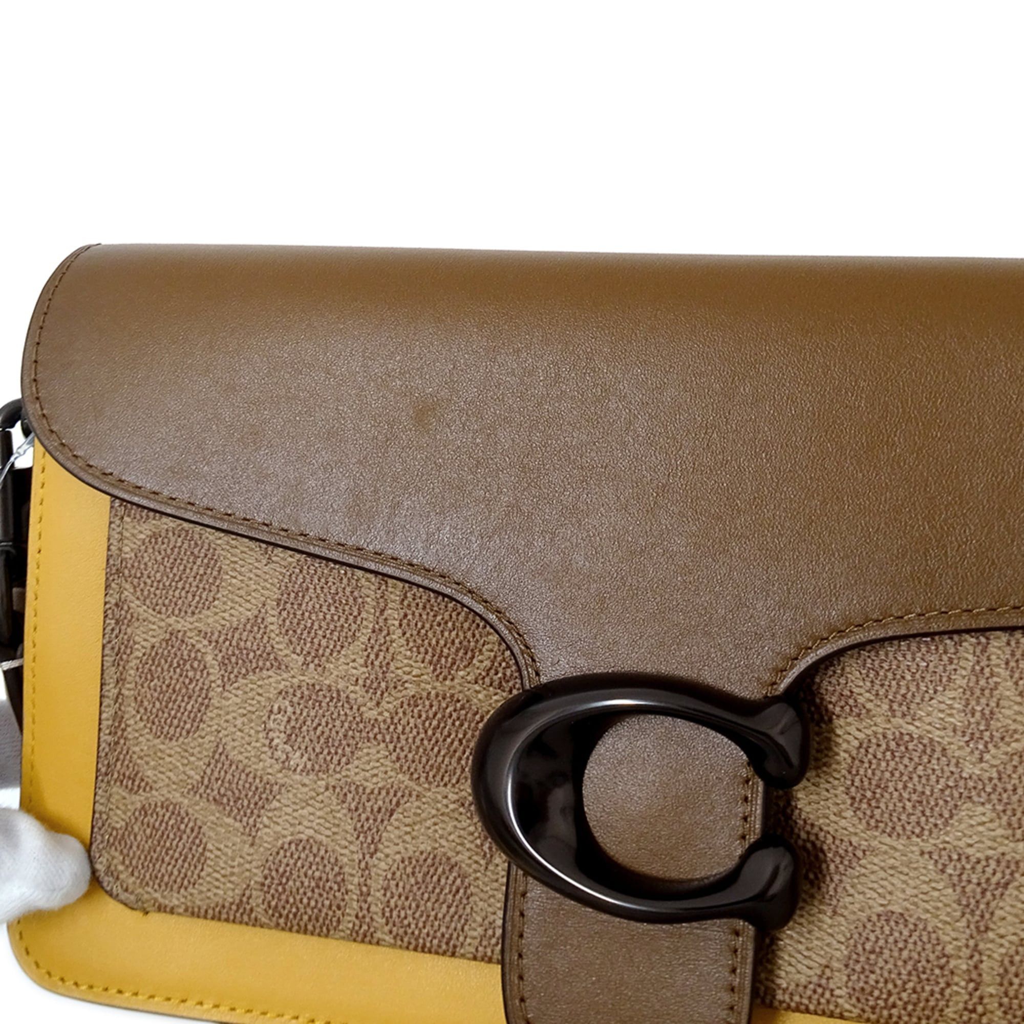 Coach Coach Women's Handbag, Brand Handbag/Shoulder Bag, 2-way, Tabby Signature Leather, Brown/Yellow, G2022 4606 Size ONE SIZE - 11 Thumbnail
