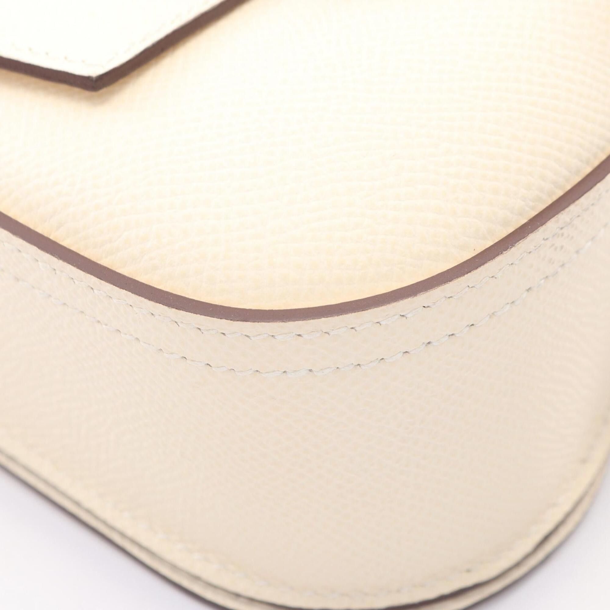 Hermes Hermes Della Cavalleria Mini Shoulder Bag/Handbag, Veau Epsom Leather, Ivory. Size ONE SIZE - 7 Thumbnail