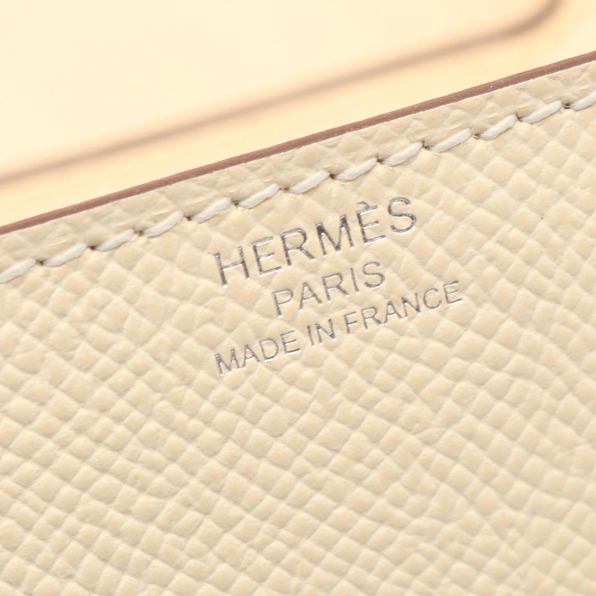 Hermes Hermes Della Cavalleria Mini Shoulder Bag/Handbag, Veau Epsom Leather, Ivory. Size ONE SIZE - 4 Thumbnail