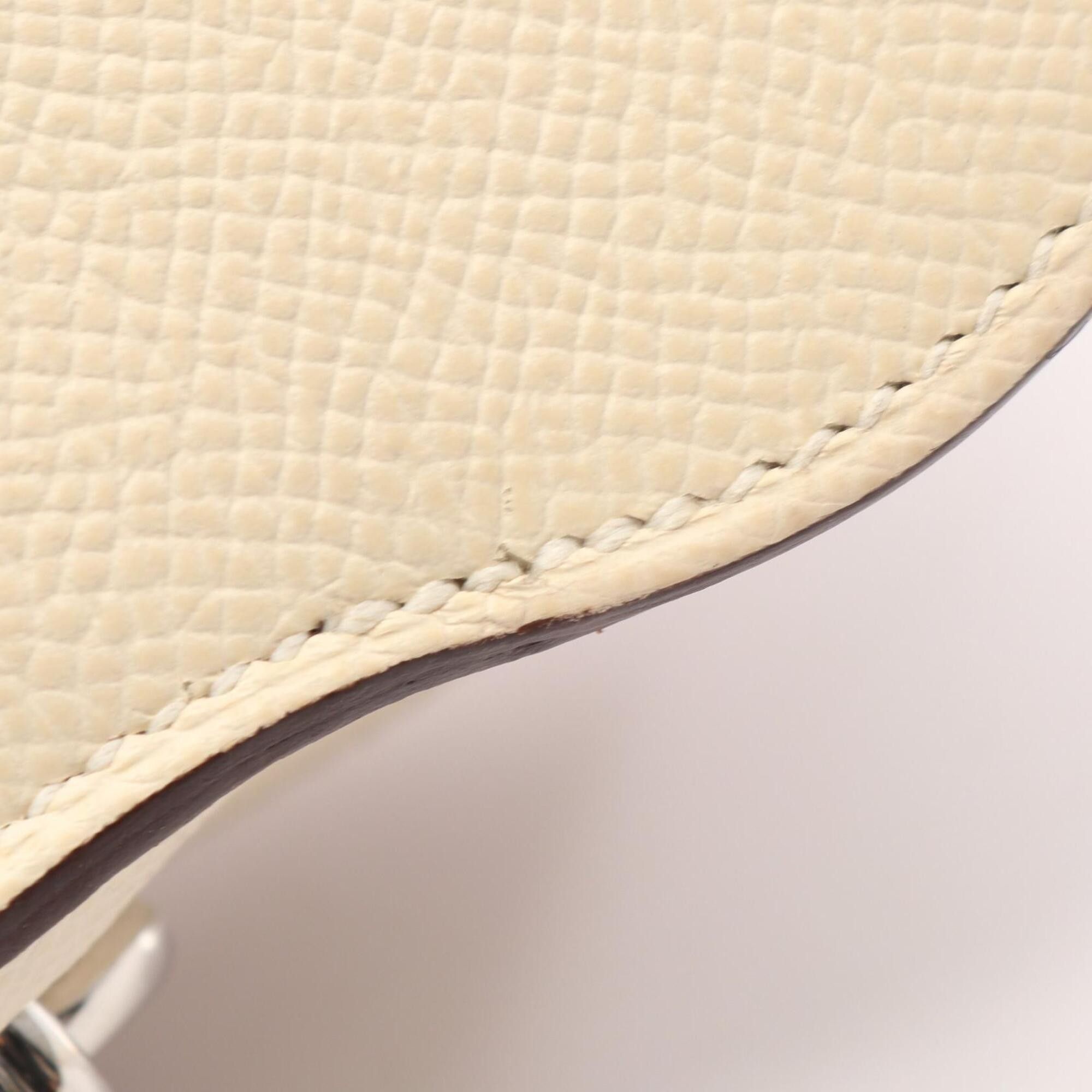 Hermes Hermes Della Cavalleria Mini Shoulder Bag/Handbag, Veau Epsom Leather, Ivory. Size ONE SIZE - 8 Thumbnail