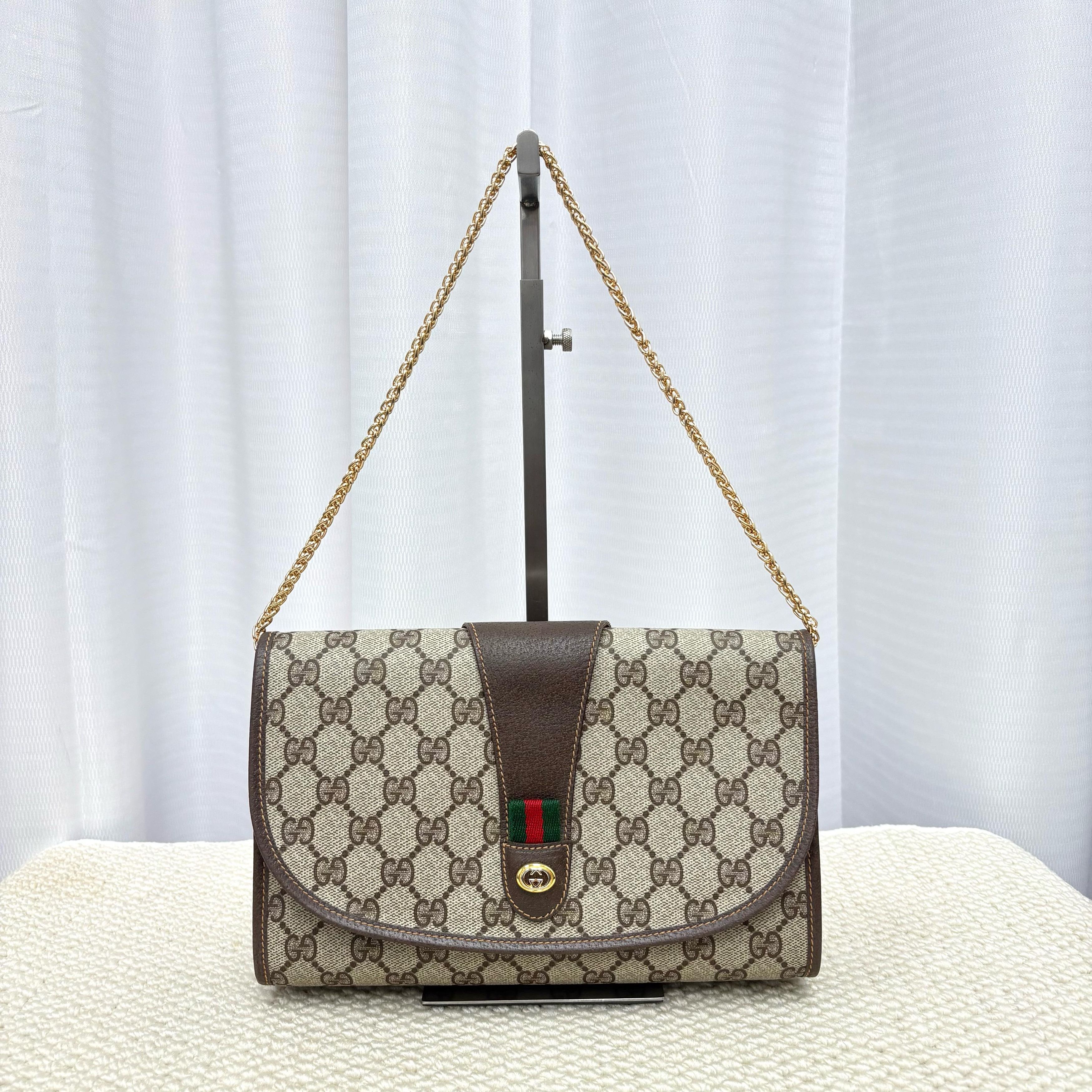 Gucci Gucci GG Supreme Canvas Handle Bag One Size Size ONE SIZE - 2 Thumbnail